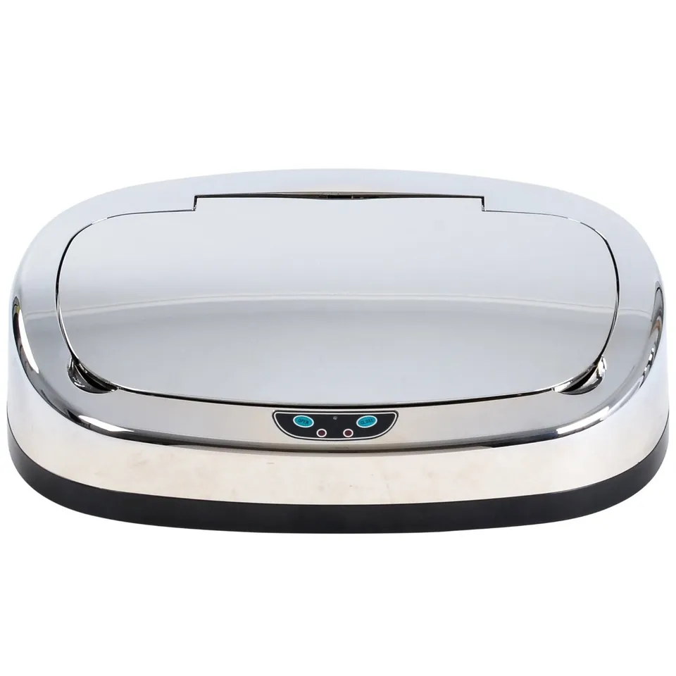 Red Deco Majestic couvercle poubelle automatique chrome