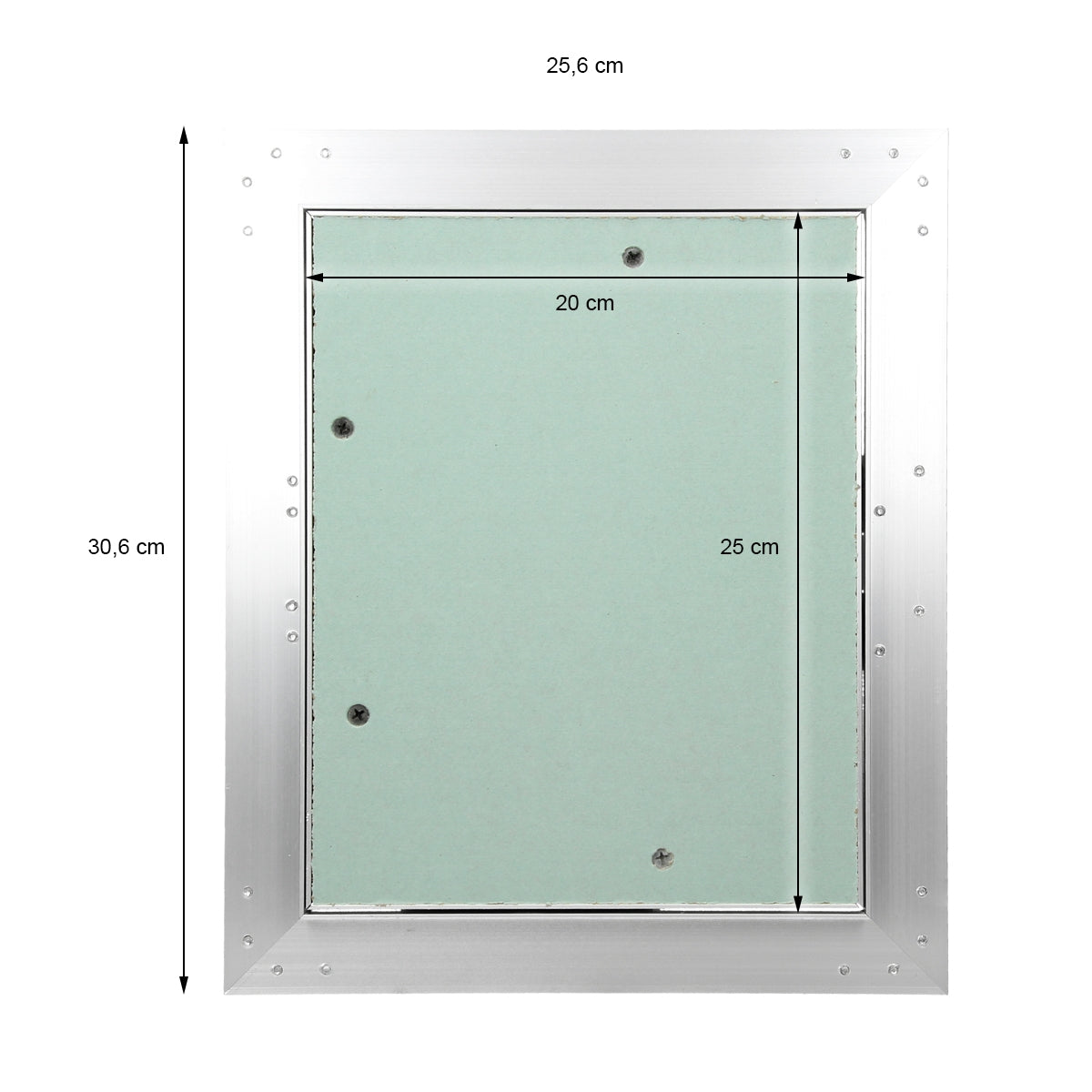 ECD Germany trappe de visite 20x25 cm alu placo hydrofuge