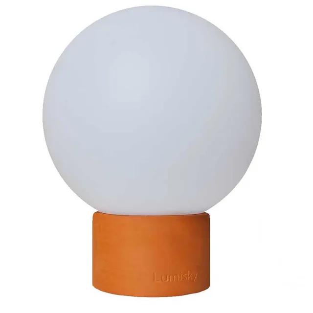 Red Deco Terra Lampe Table Sans Fil Terre Cuite H25cm Touch