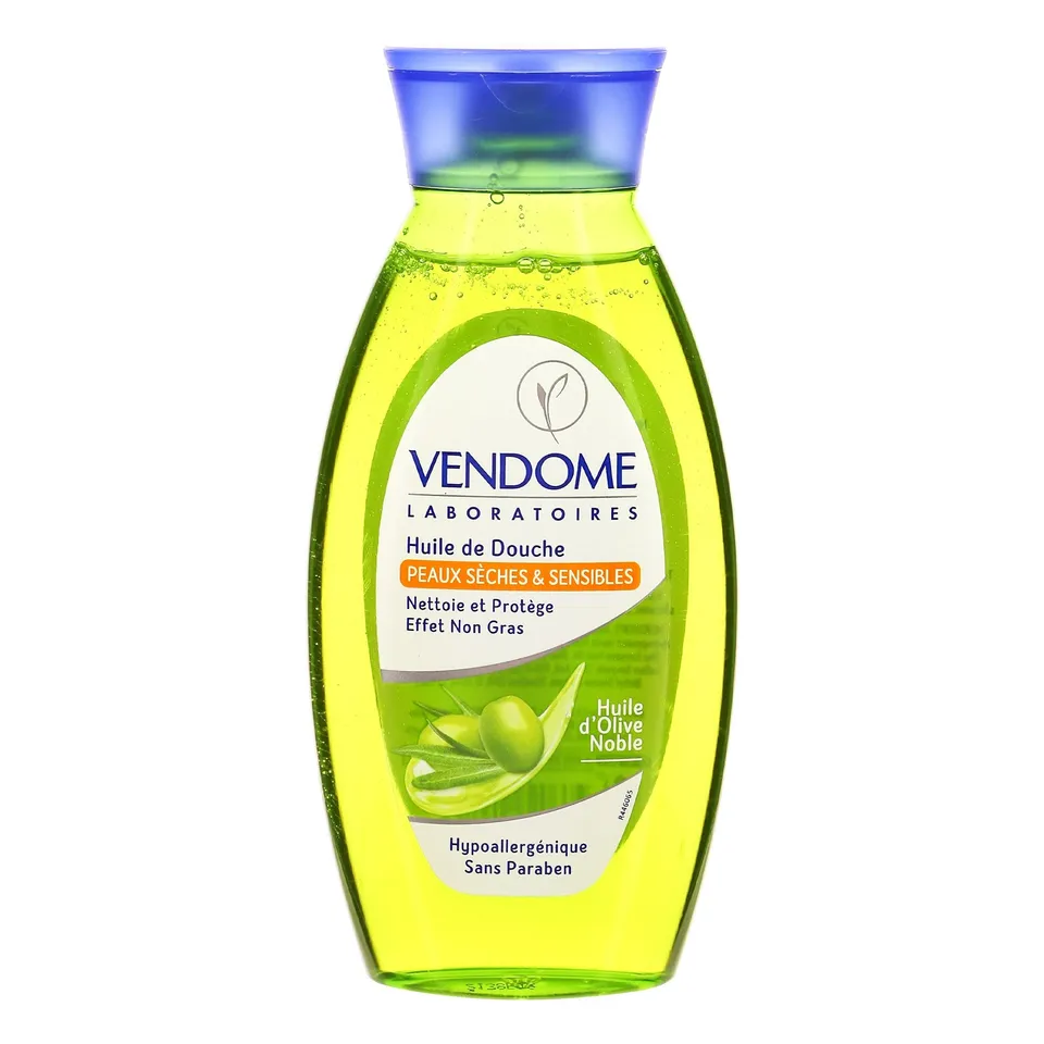 Vendôme olive huile de douche peau sèche