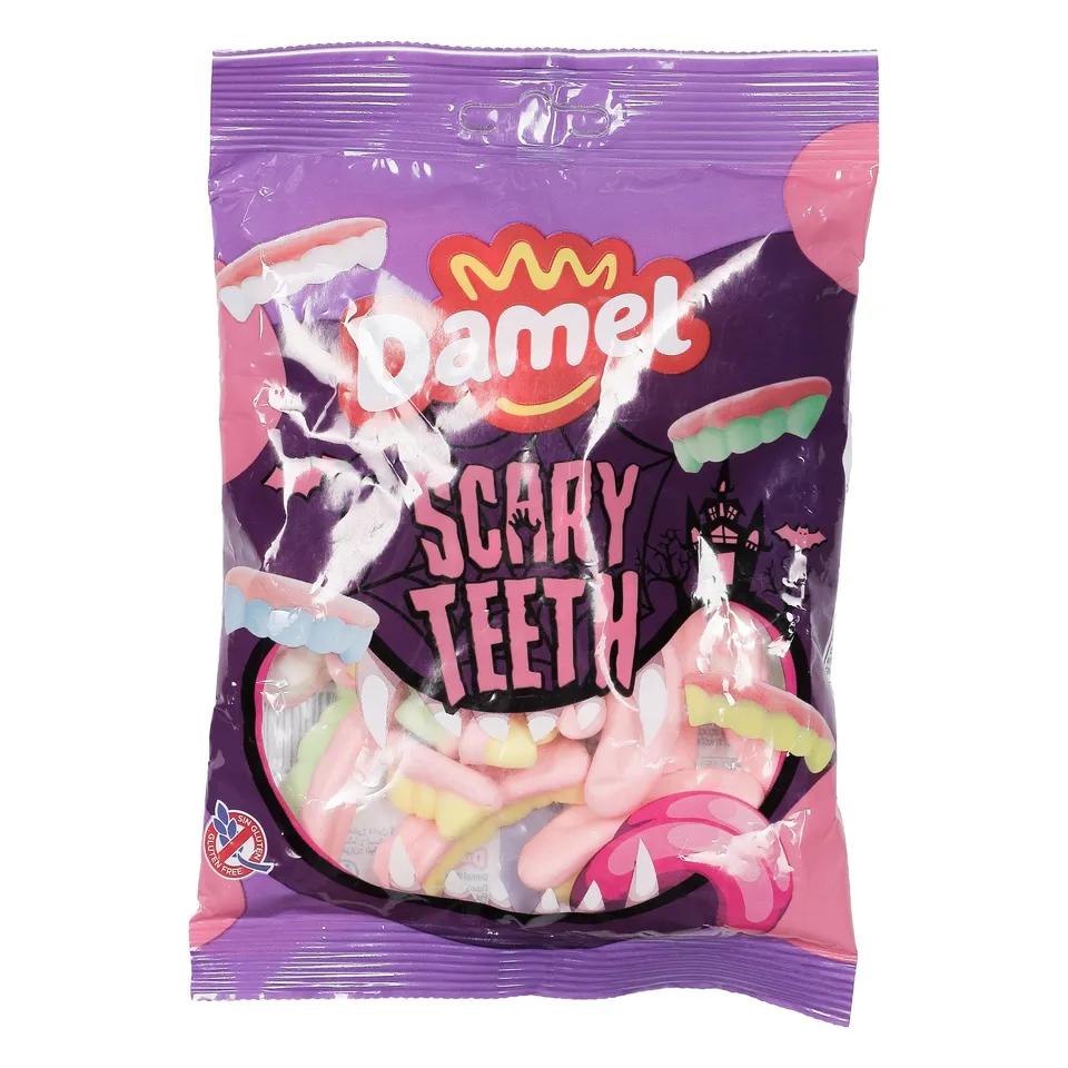 Scary Teeth Sachet de bonbons dents Halloween