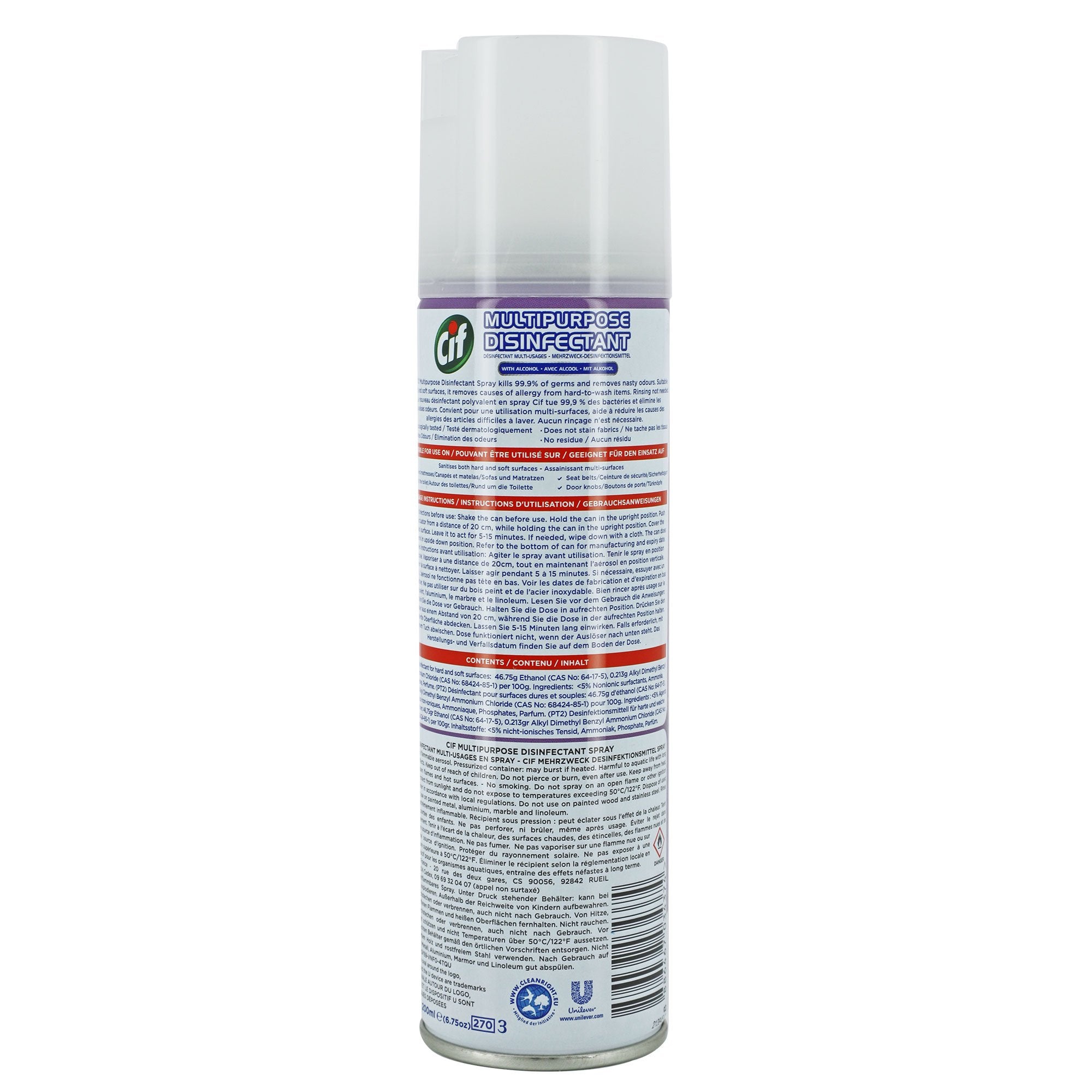 Cif Spray désinfectant multi-surfaces fleurs sauvages