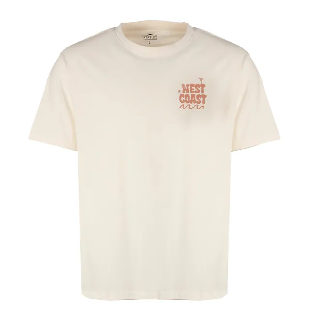 Stokomani Mode Tee-Shirt Manche Courte Beige Taille S-XXL