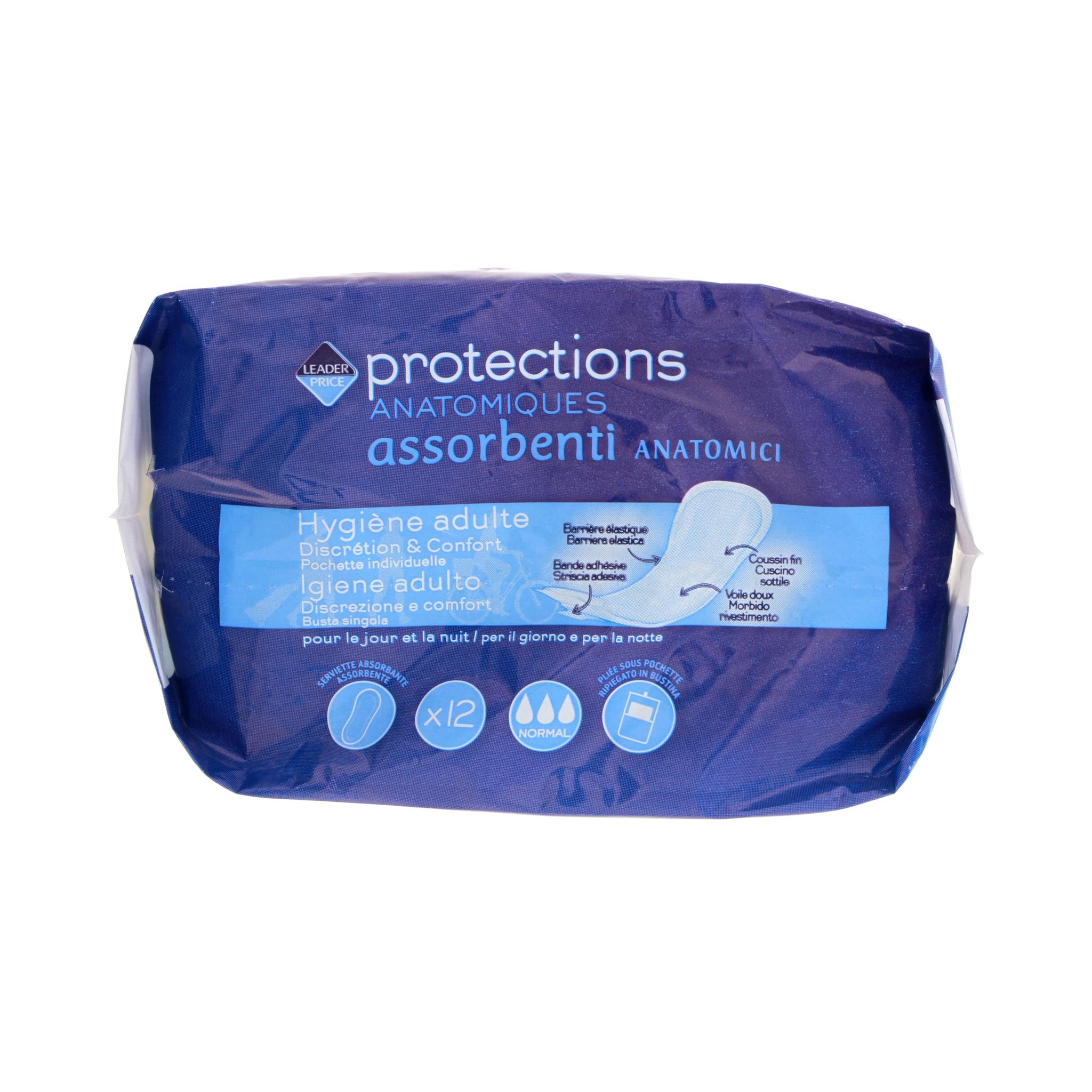 Leader Price Protections anatomiques normal x12