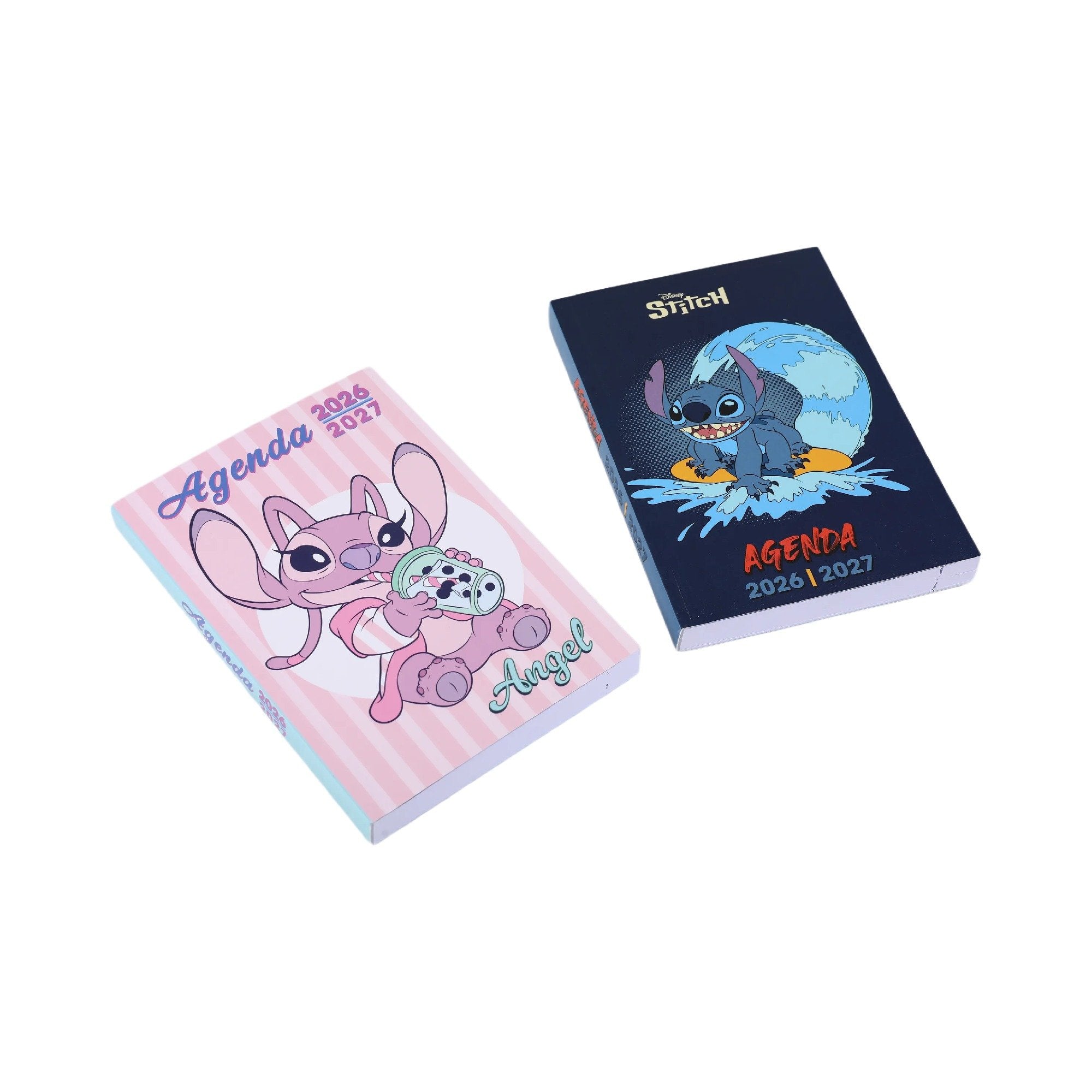 Stitch agenda 2026-2027 scolaire coloré cours et rendez-vous