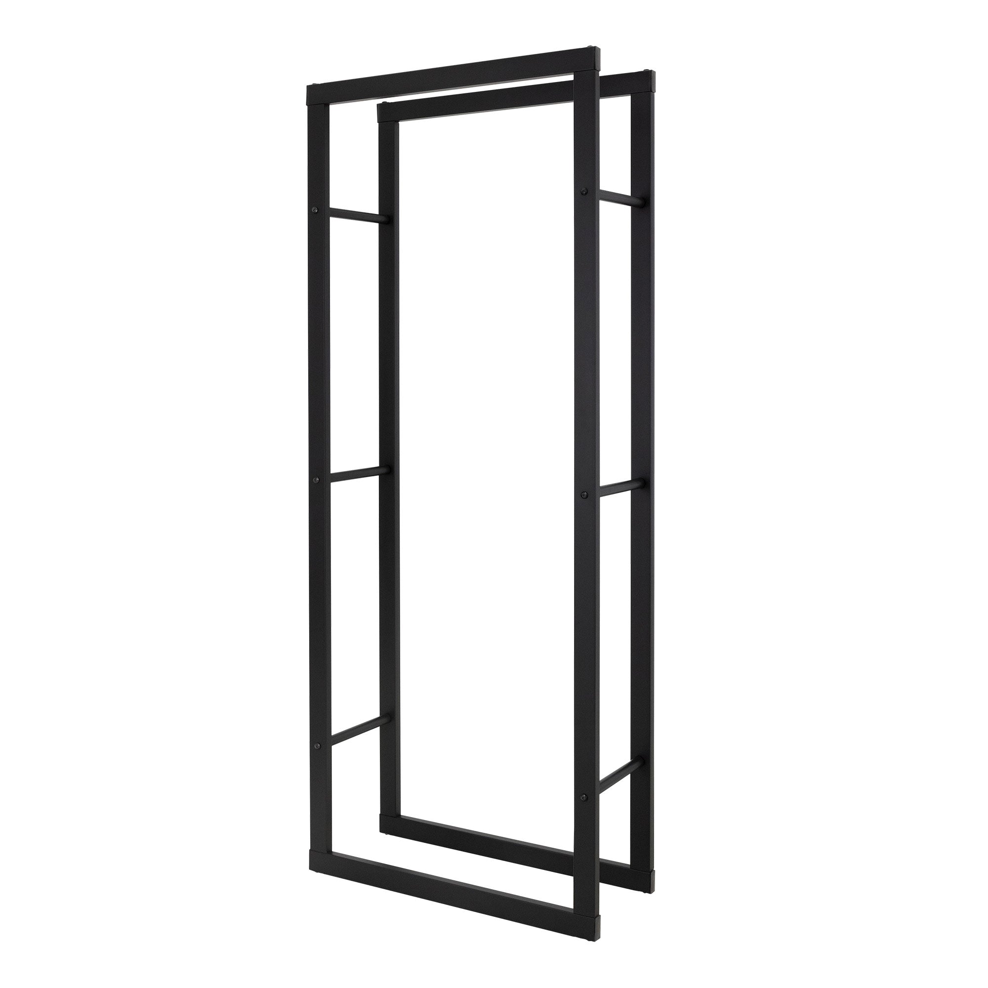 ML-Design Range-bûches acier gris foncé 60x25x150 cm