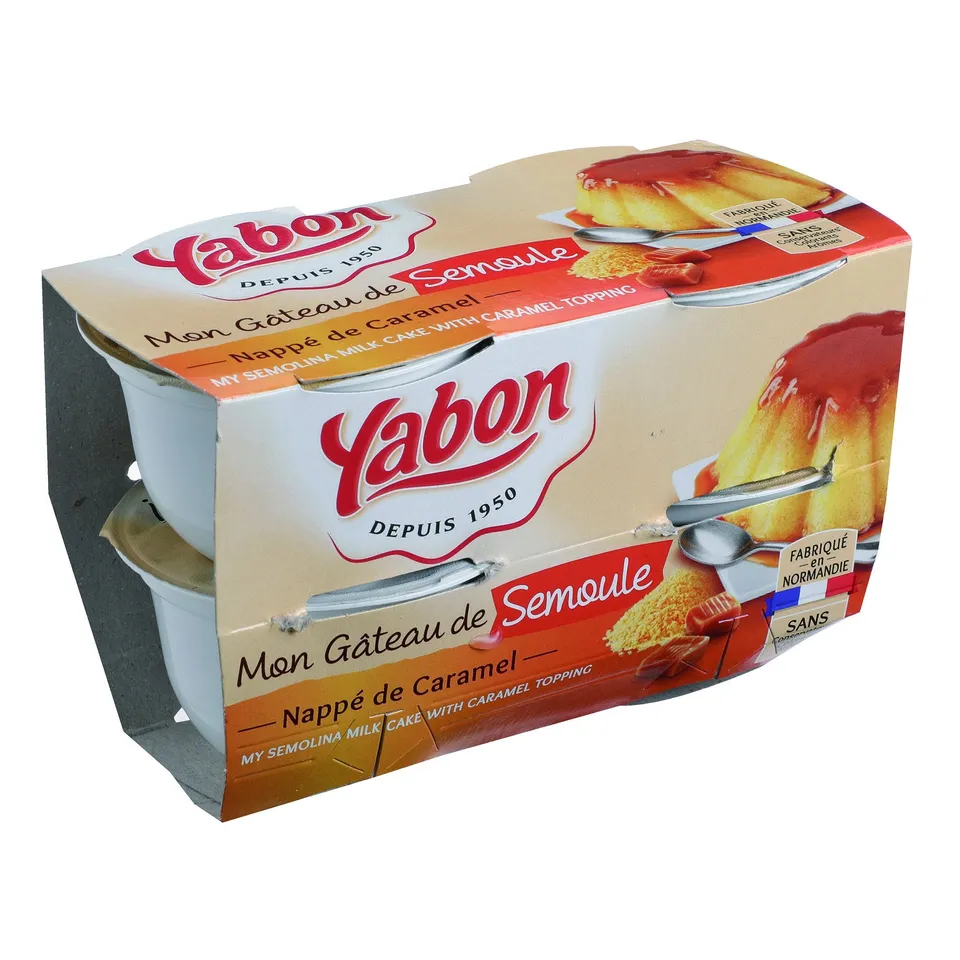 Stokomani Yabon Gâteau semoule caramel dessert