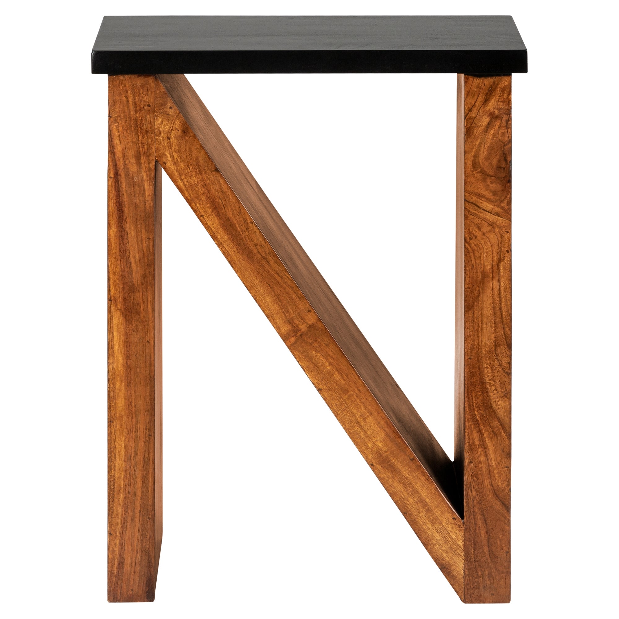 ECD Germany Neuss N table d'appoint bois marron 45x30x60