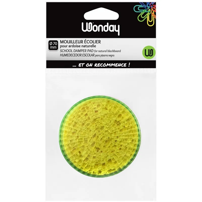 Safe Tool Fournitures scolaires mouilleur éponge Ø 7 cm qualité sup
