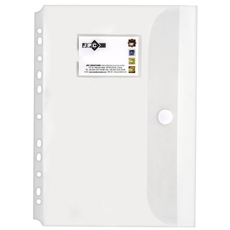 Safe Tool Fournitures de bureau pochette PP A4 perforée scratch