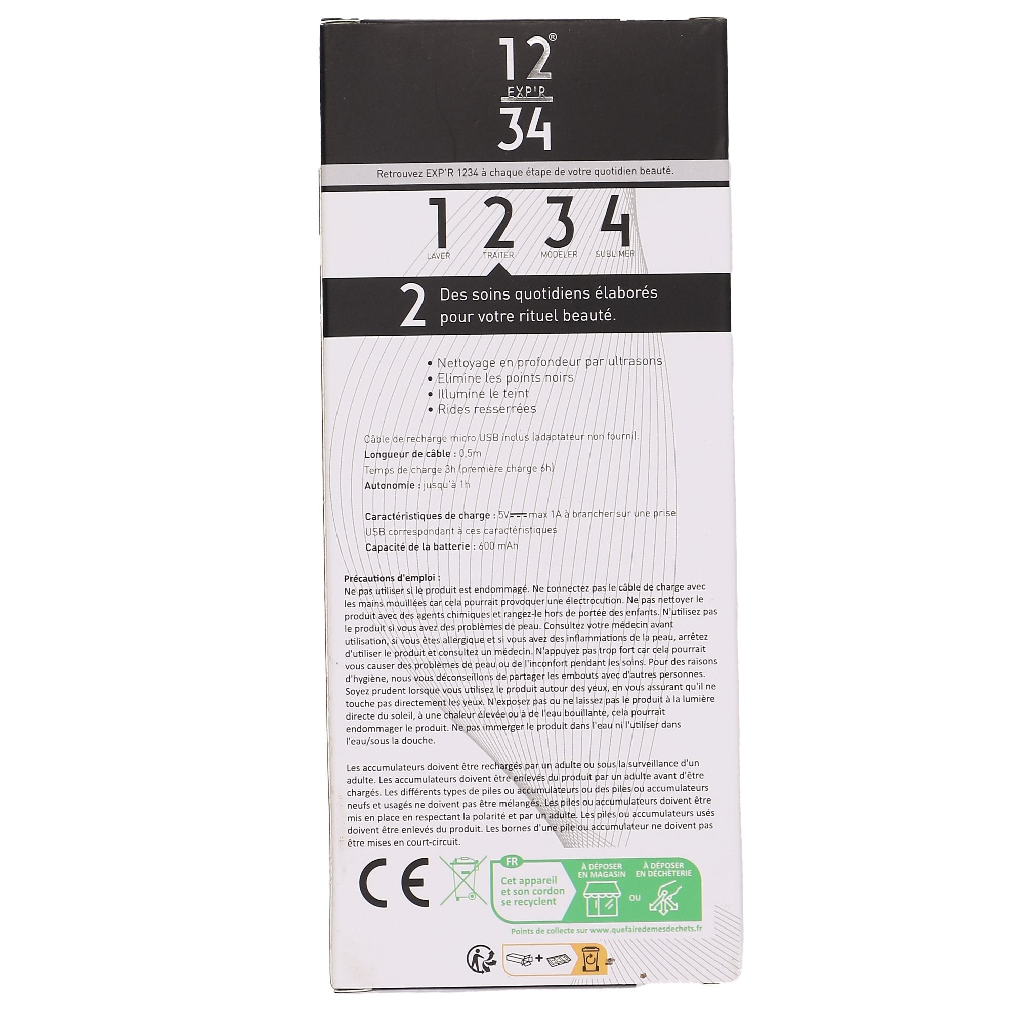 Stokomani Beauté Épurateur visage 3 en 1 accessoire