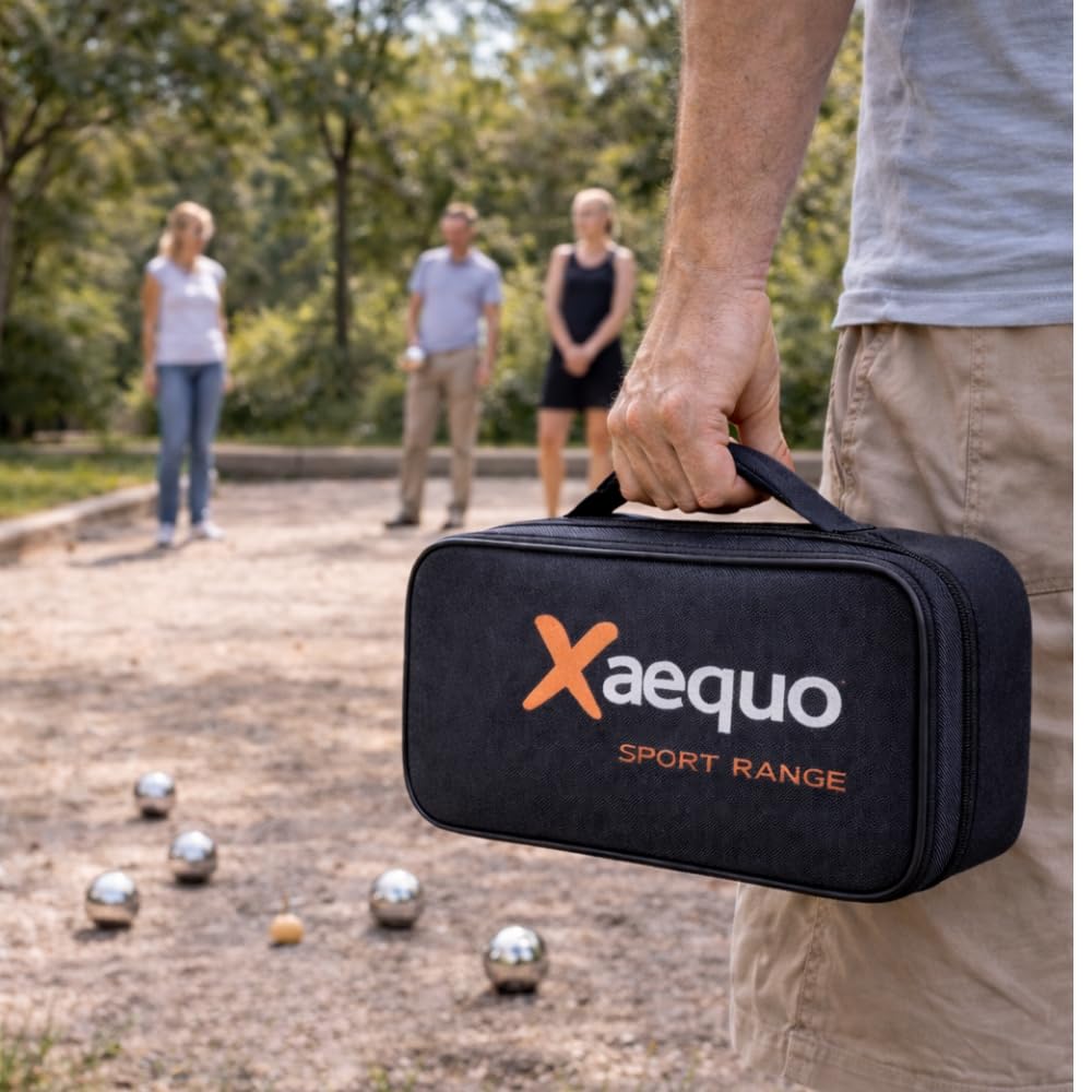Shop-Story Loisirs Jeu Pétanque Métal 6 Boules 720g Housse
