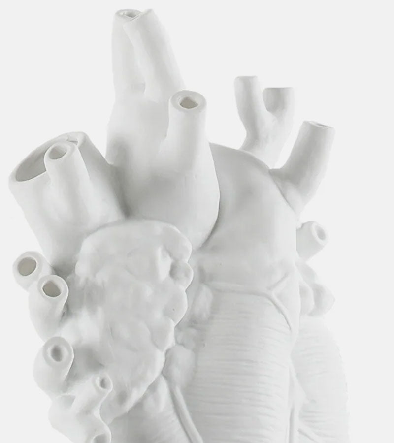 Seletti Love in Bloom vase coeur porcelaine anatomique