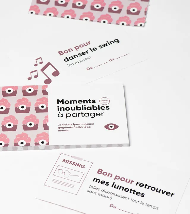 L'avant gardiste chéquier mamie moment à partager 25 coupons