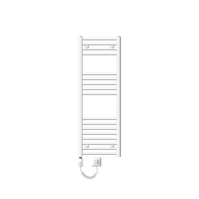 ECD Germany Heizungen 400x1200 sèche-serviettes électrique blanc 1200W
