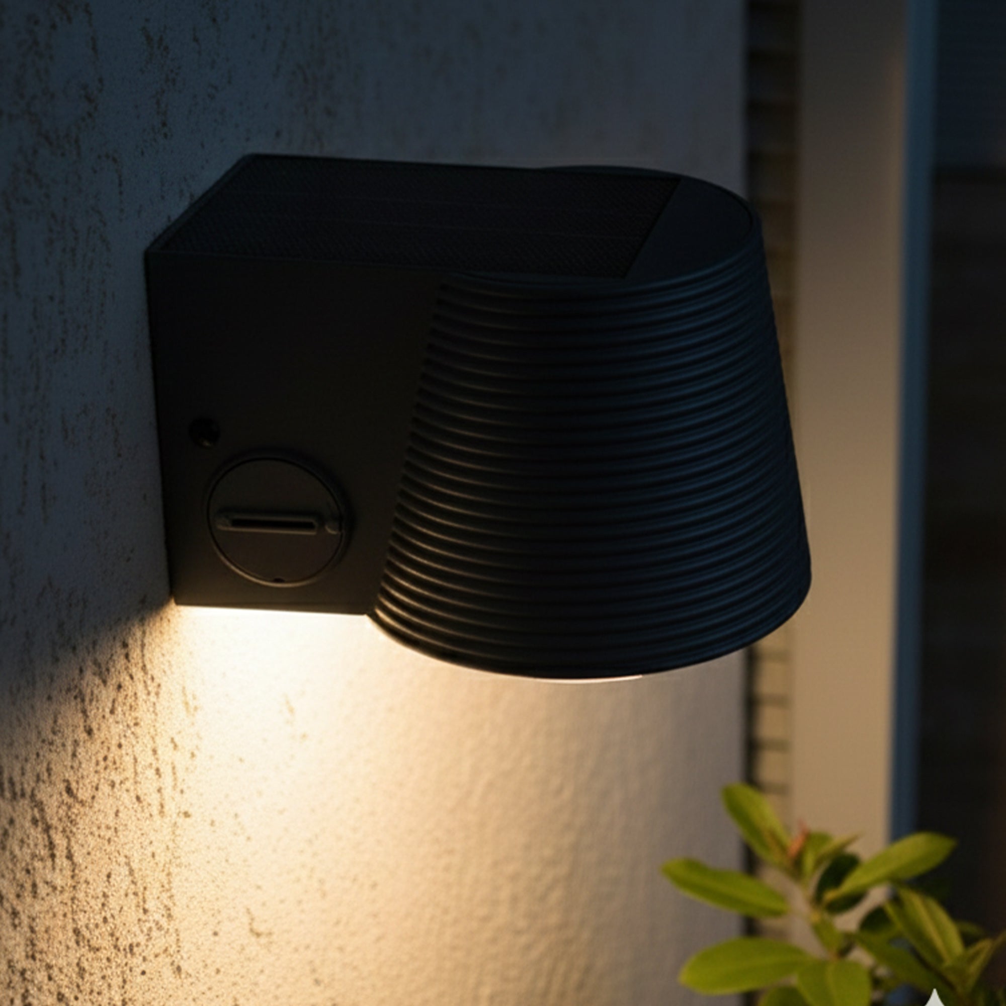 Red Deco Soline Wall applique solaire LED détecteur H10,5cm