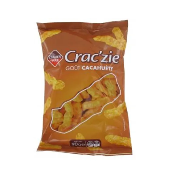 Leader Price Produits apéritifs Crac'zie cacahuète 90 g