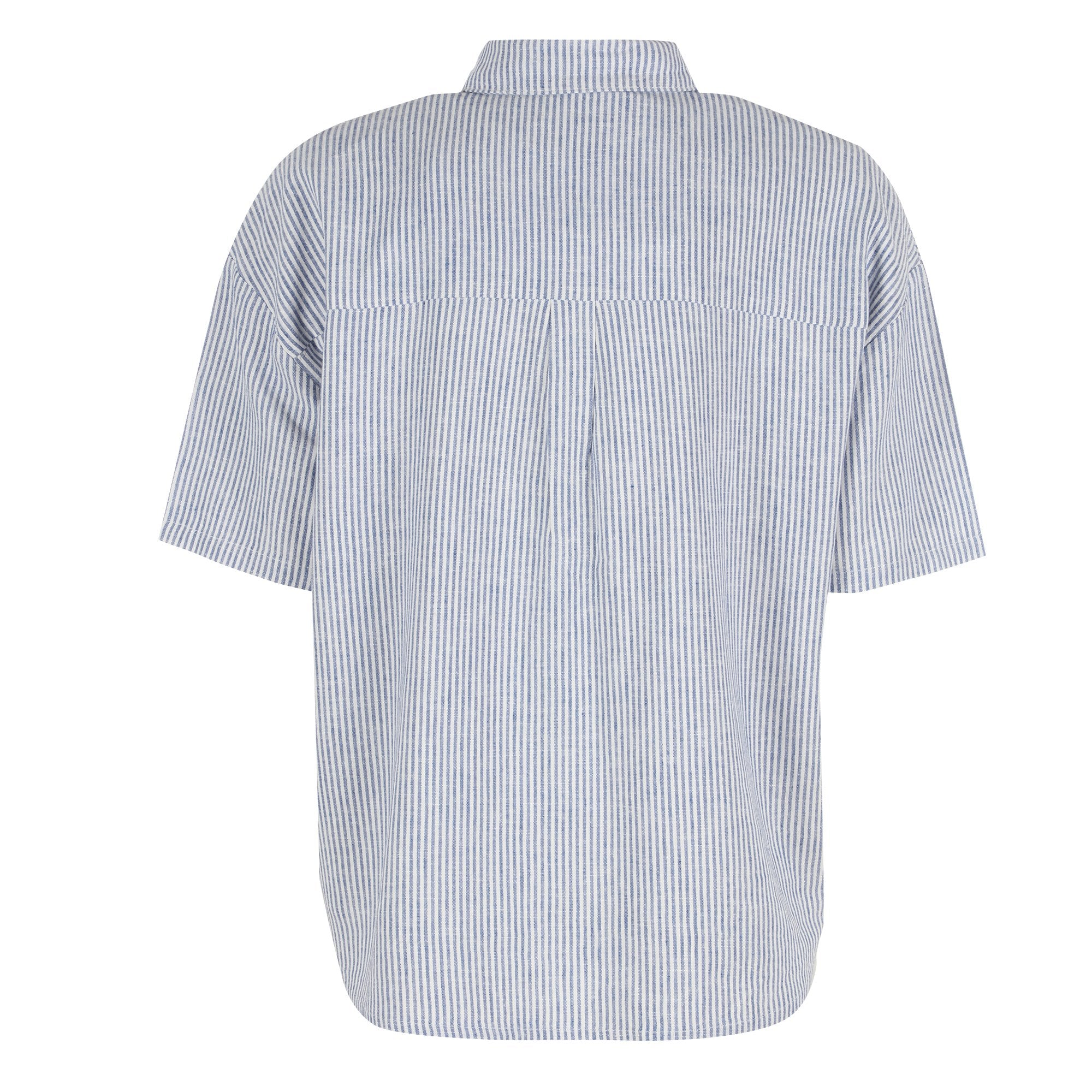 Stokomani Mode Chemise manche courte bleu taille 38 femme
