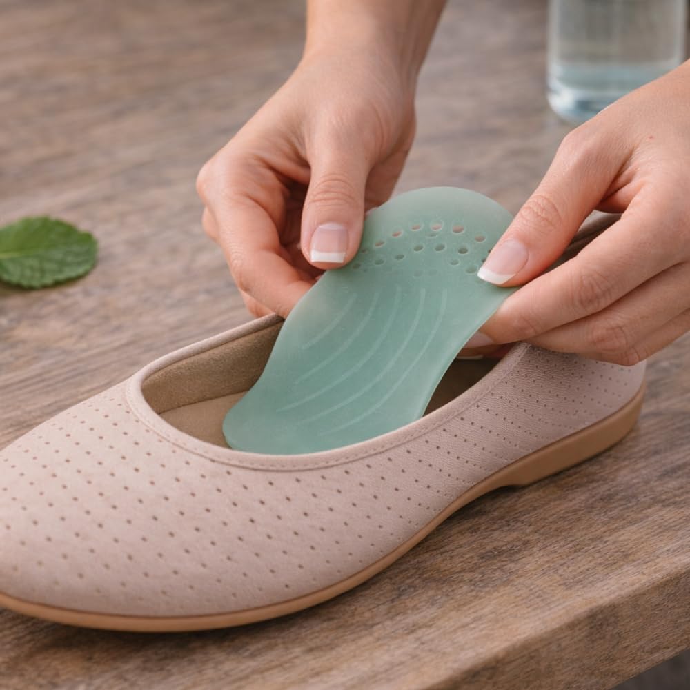 Menthogel Coussinets Voûte Plantaire SEBS Menthe Paire Confort