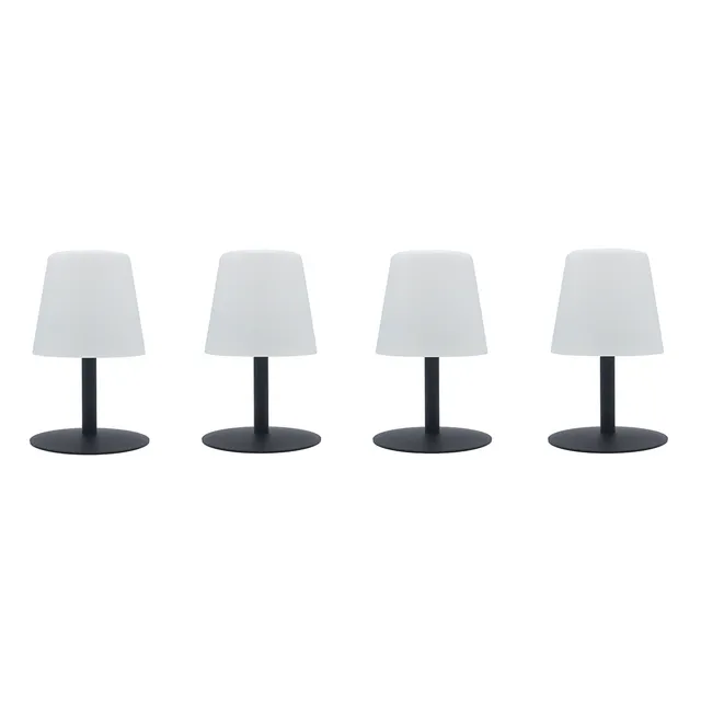 Red Deco Standy Mini Rock H25cm lampe sans fil lot 4 gris