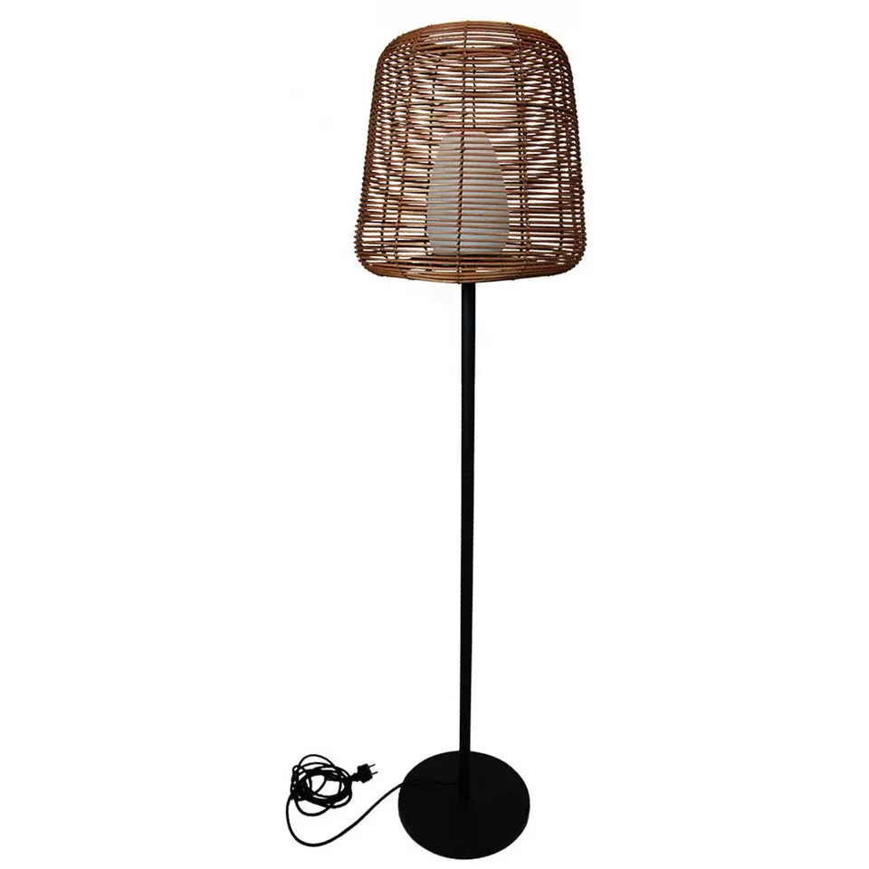 Red Deco Tall Boheme H150cm lampadaire filaire rotin LED E27