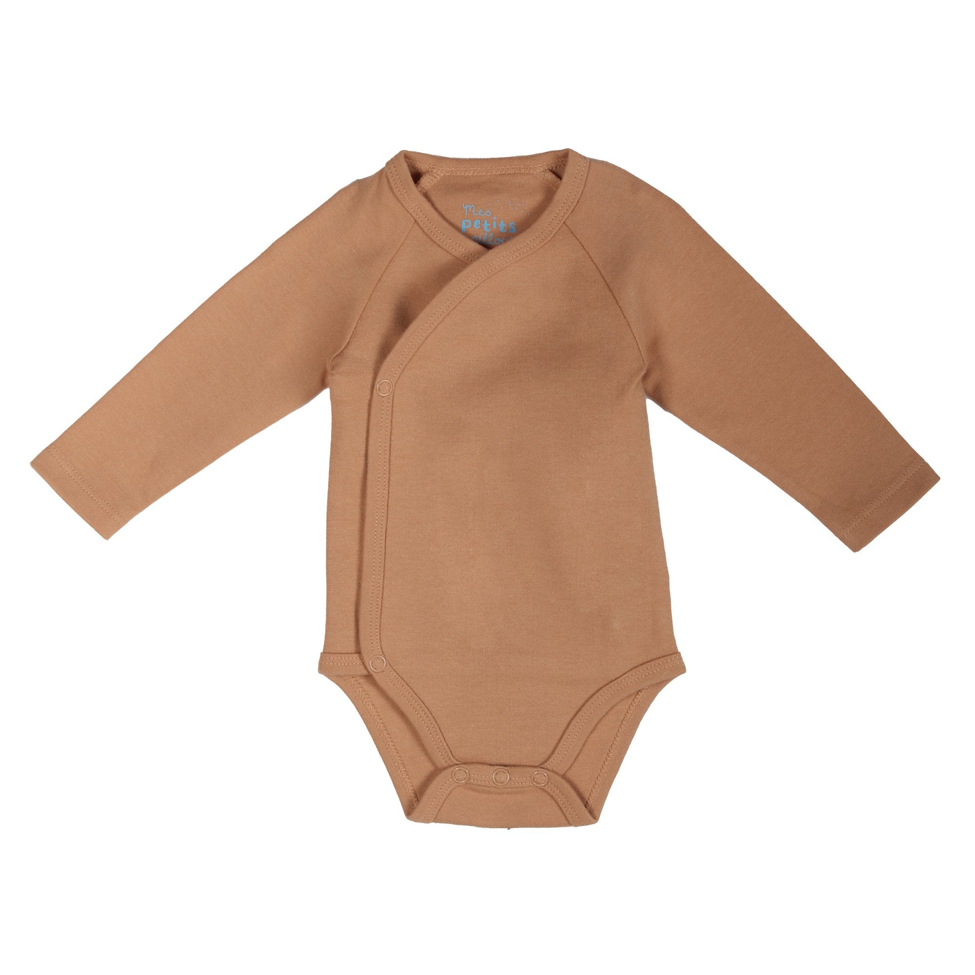 Stokomani Lot 3 bodies croisés bébé blanc 3 mois