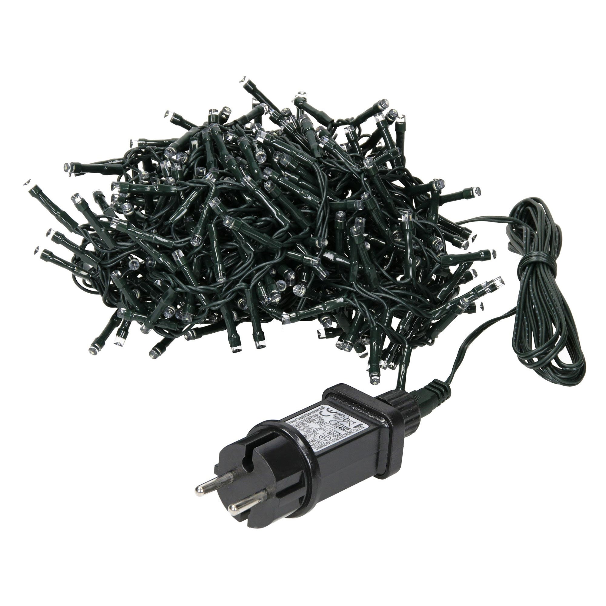 ECD Germany rideau lumineux LED 600cm blanc froid 180 LED