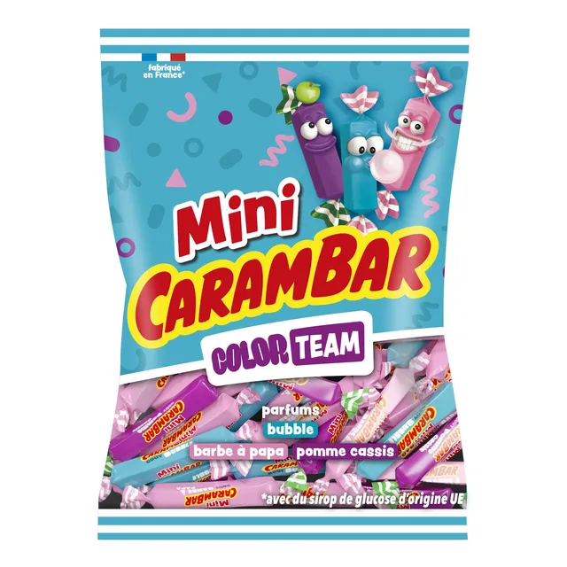 Carambar Color Team sachet mini bonbons caramel