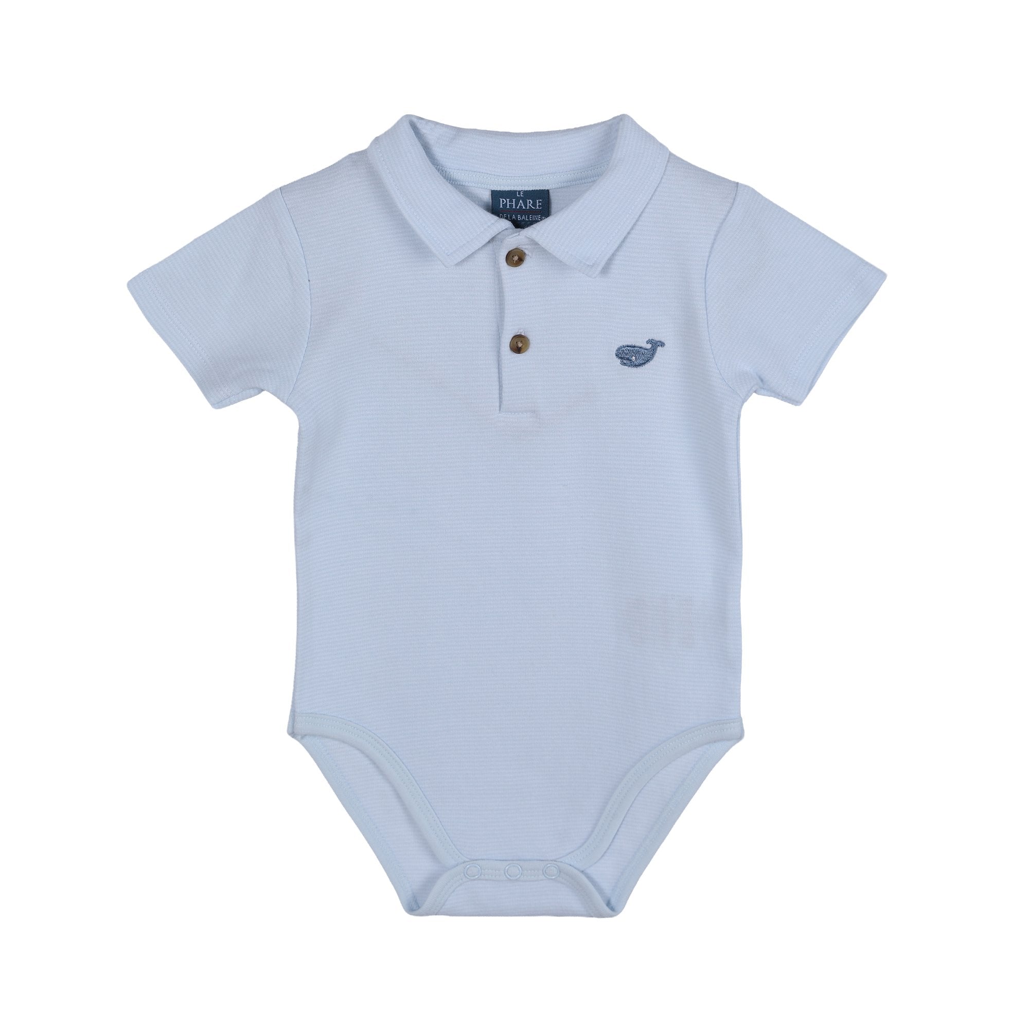 Stokomani Mode Lot 2 Bodies Bébé Col Polo 12M Coton