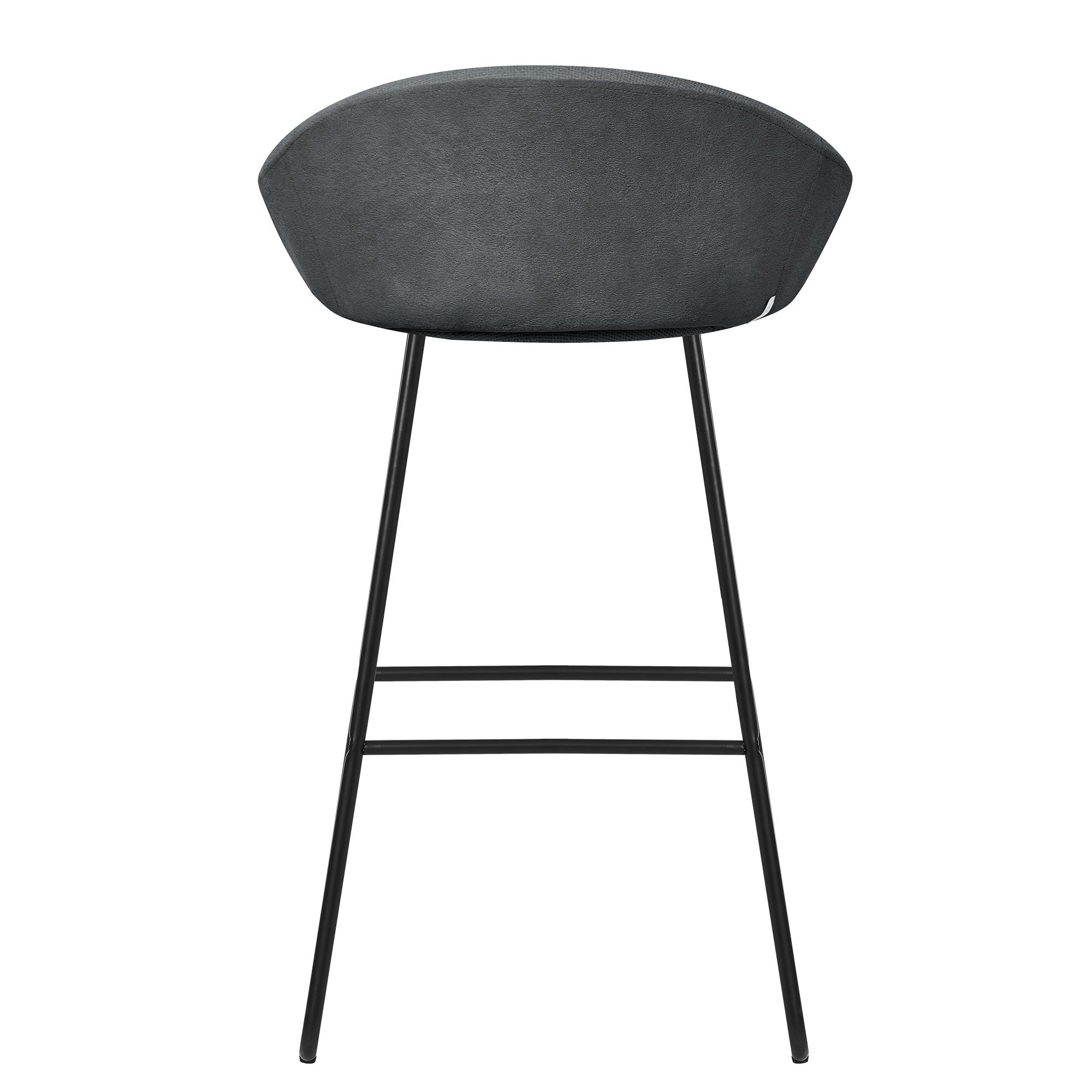 ECD Germany ML-Design tabouret de bar anthracite 56x94x50 cm lot 4