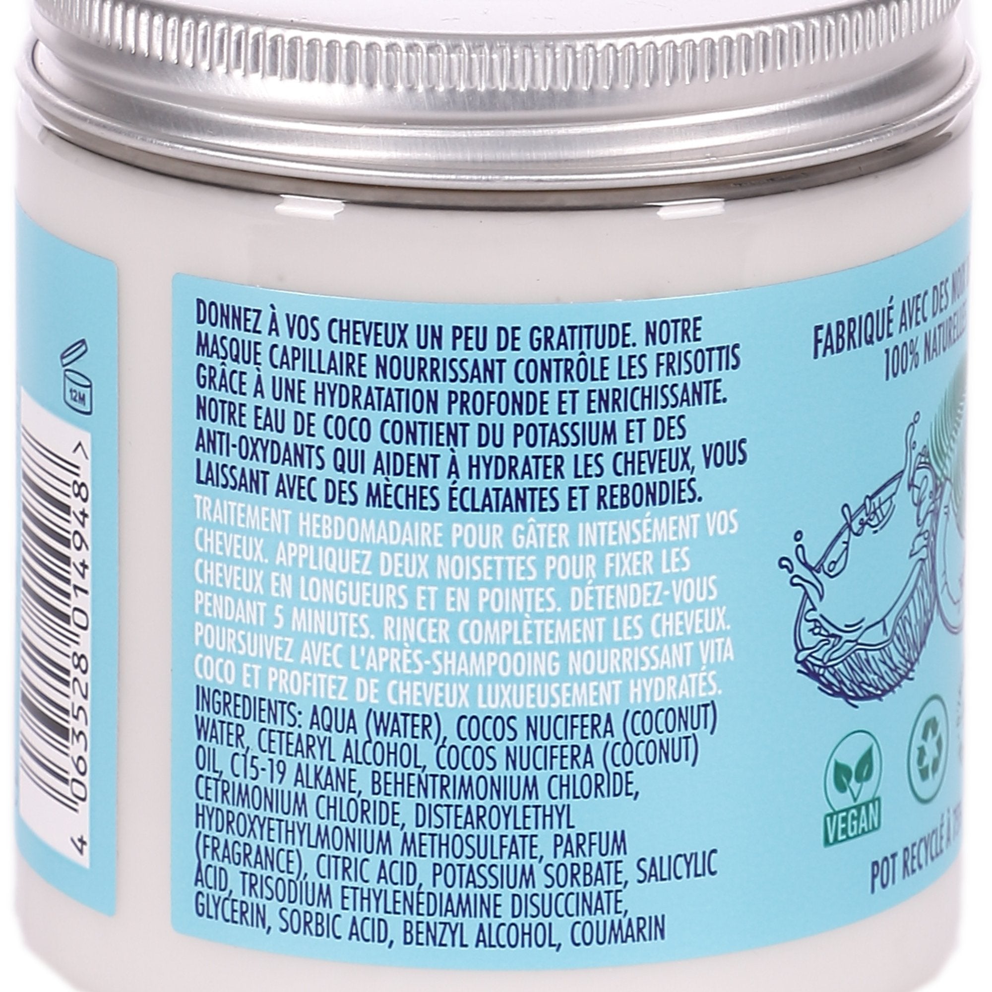 Stokomani Beauté Masque nourrissant coco cheveux