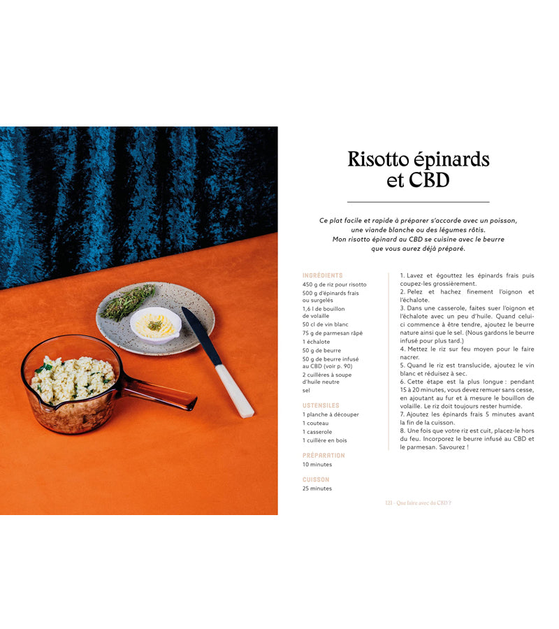 L'avant gardiste CBD que faire avec ? livre recettes humour