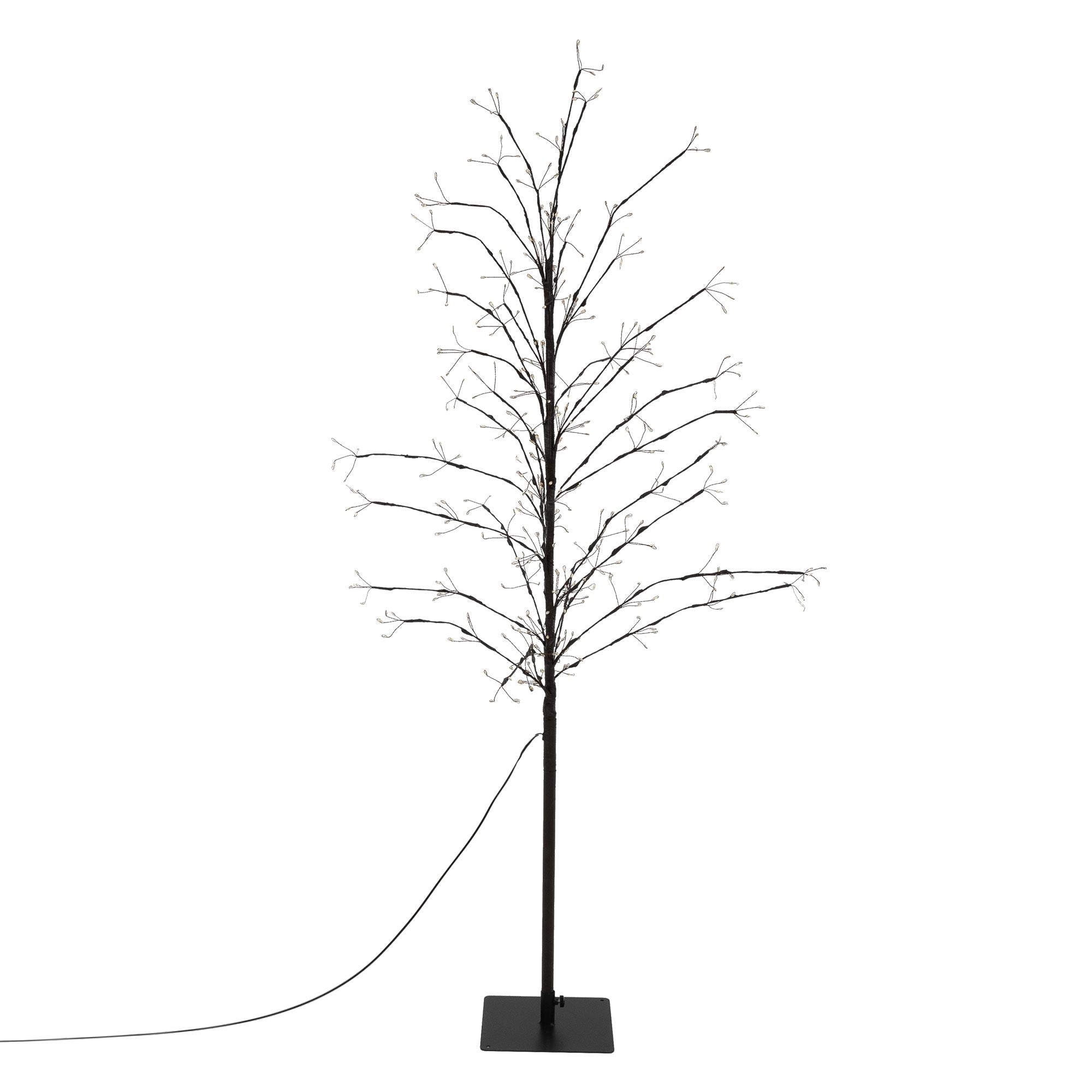ECD Germany sapin LED blanc chaud 120 cm déco Noël IP44