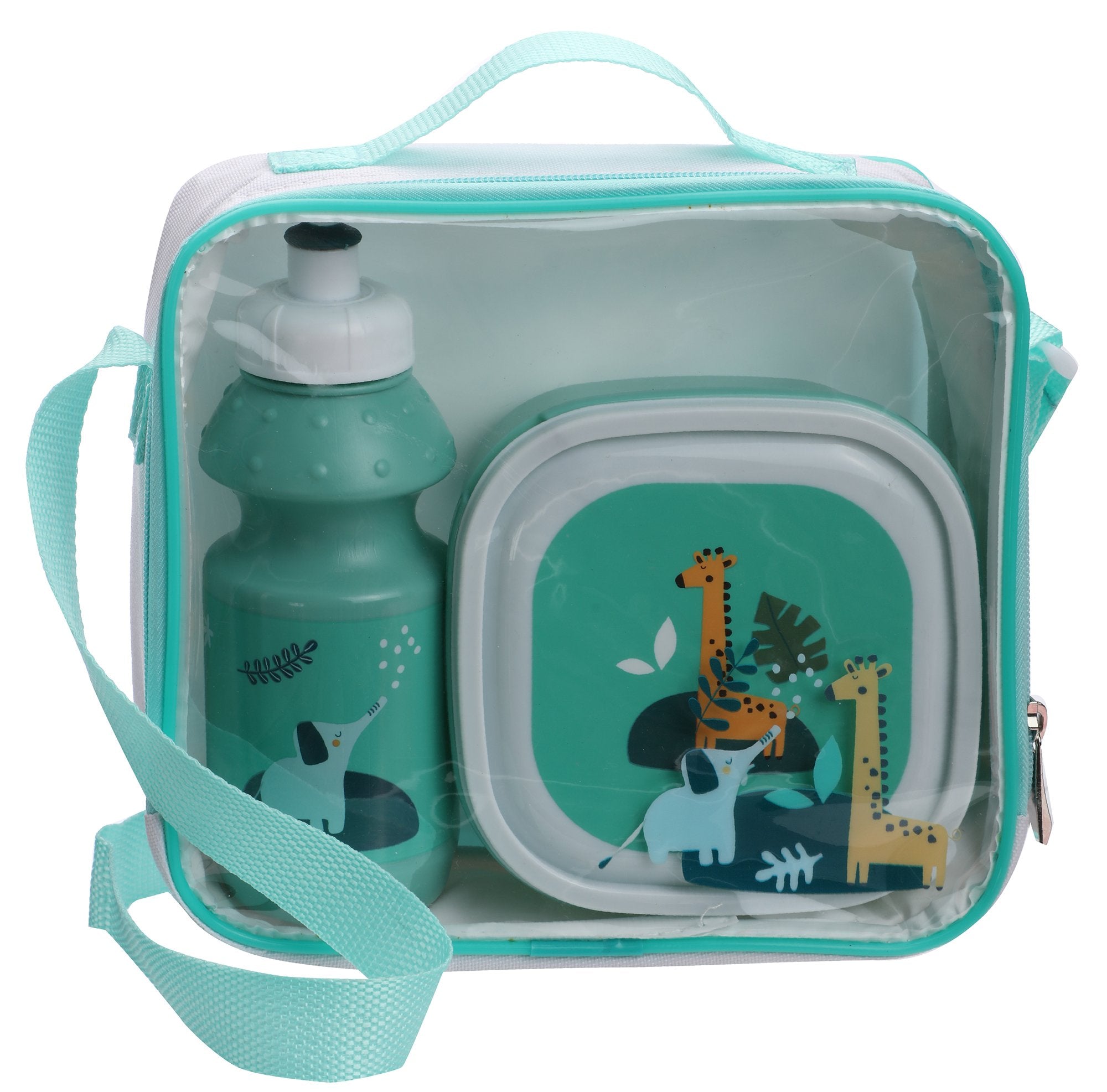Stokomani Boîte à repas enfant rose + gourde