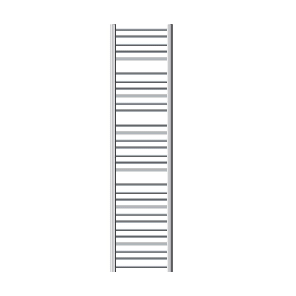 LuxeBath radiateur électrique 400x1800 chromé 900W courbe