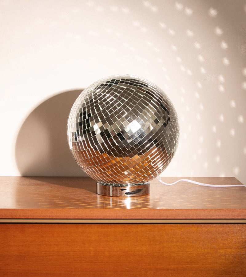 L'avant gardiste Déco lumineuse Lampe boule disco à poser ambiance fête
