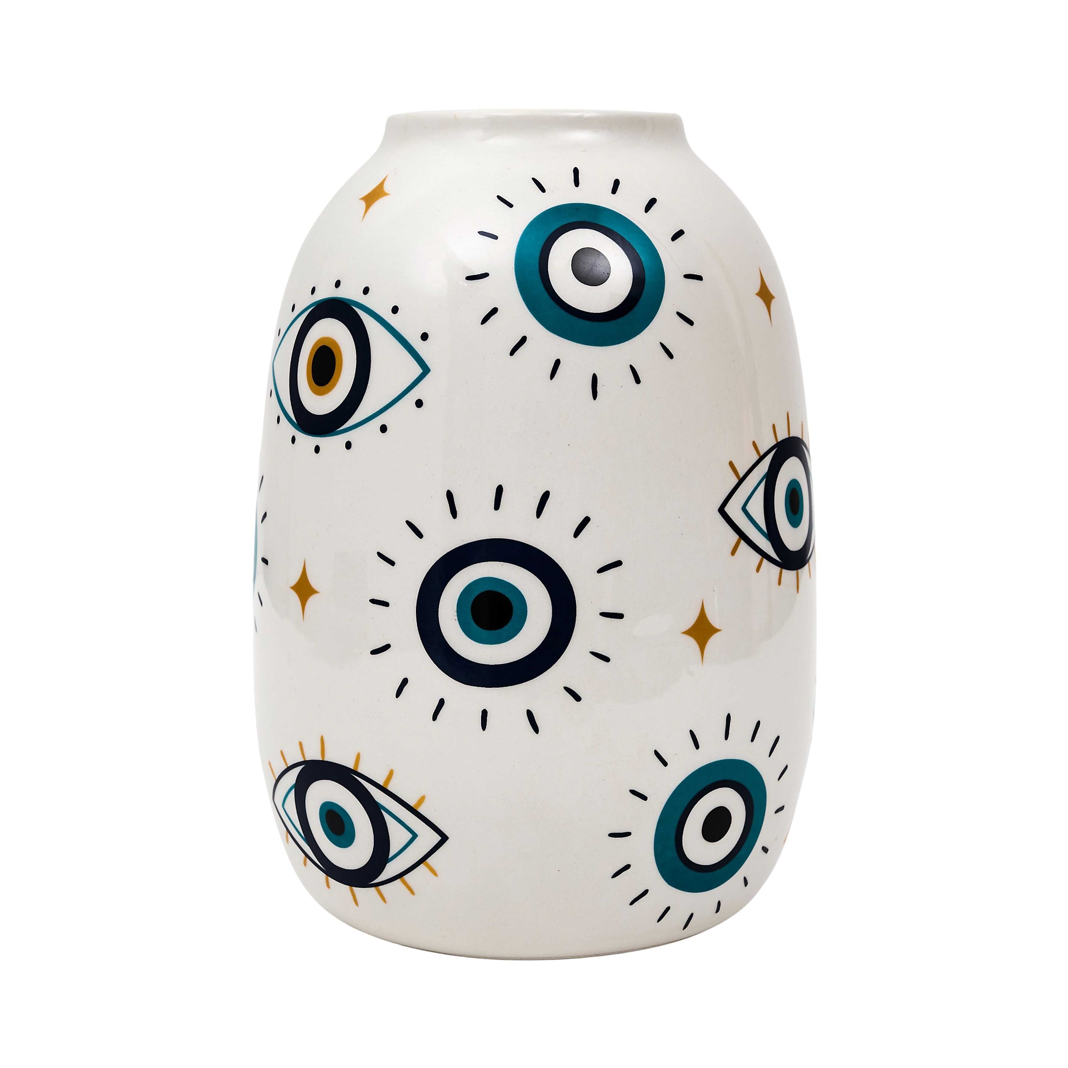 Stokomani Louxor Vase 22cm déco salon beige