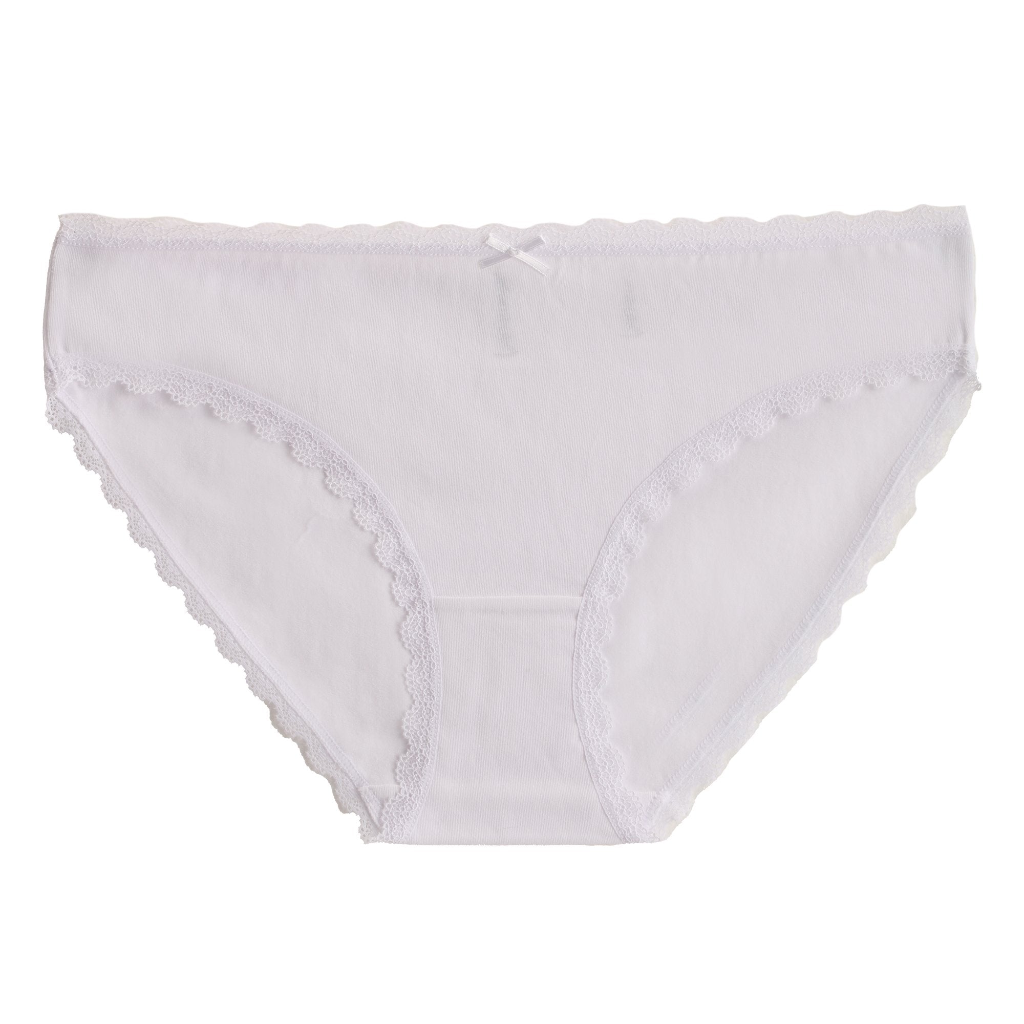 Stokomani Mode lot 3 slips unis chiné dentelle gris clair