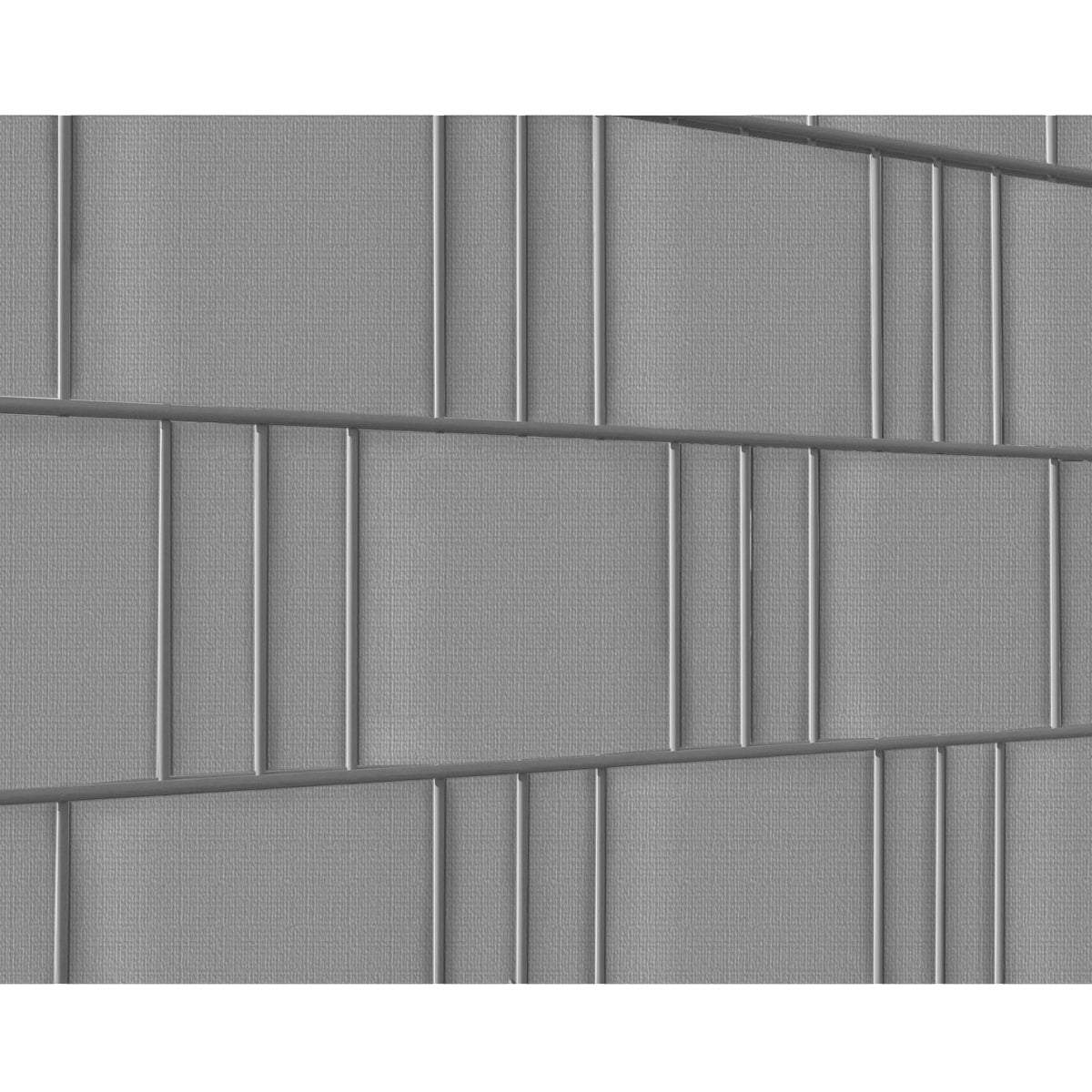 ECD Germany Garten Brise-vue PVC gris rouleau 35 m