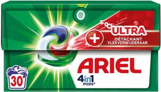 Ariel 4 en 1 capsules lessive ultra détachant x30
