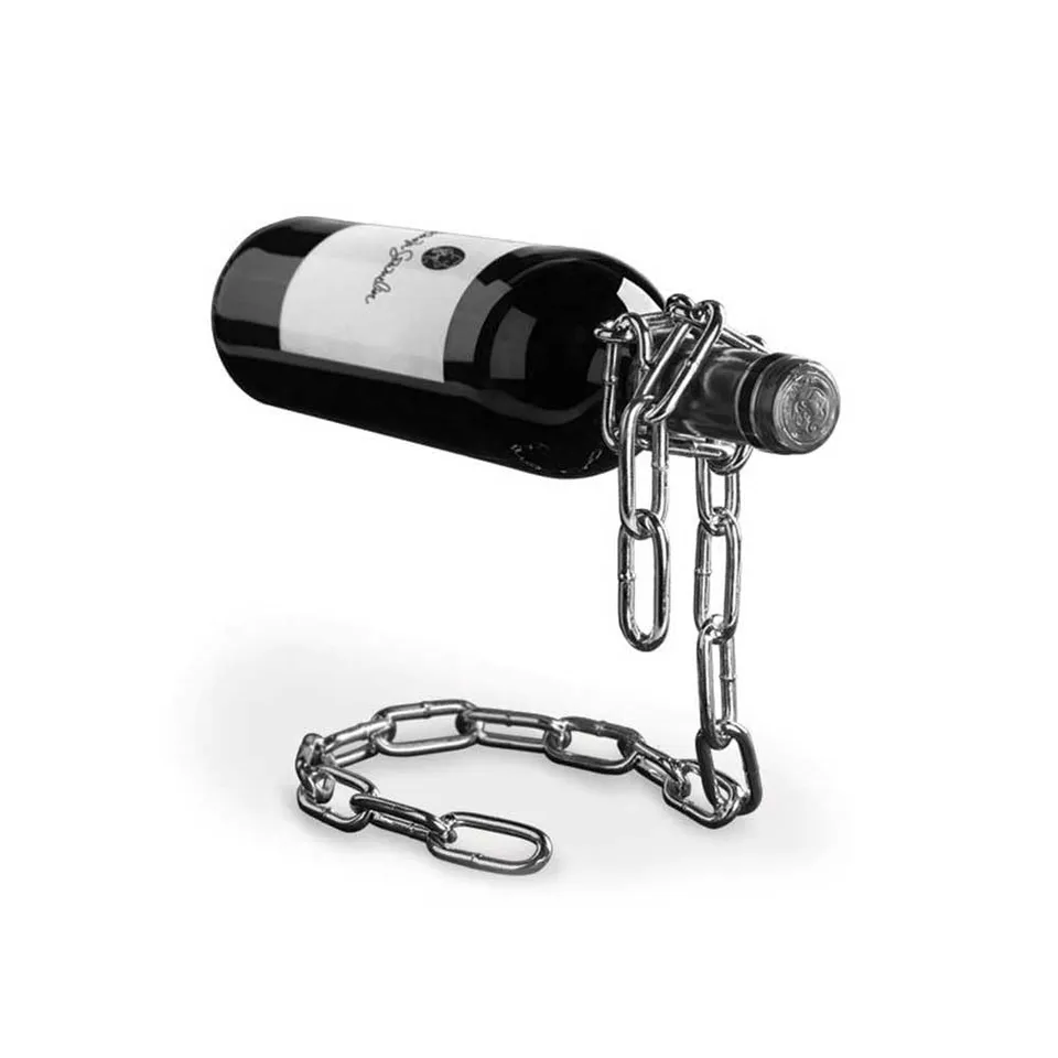 Shop-Story Maison chaîne porte-bouteille métal 21 cm
