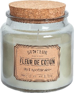Stokomani Maison bougie parfumée pot apothicaire 10 cm