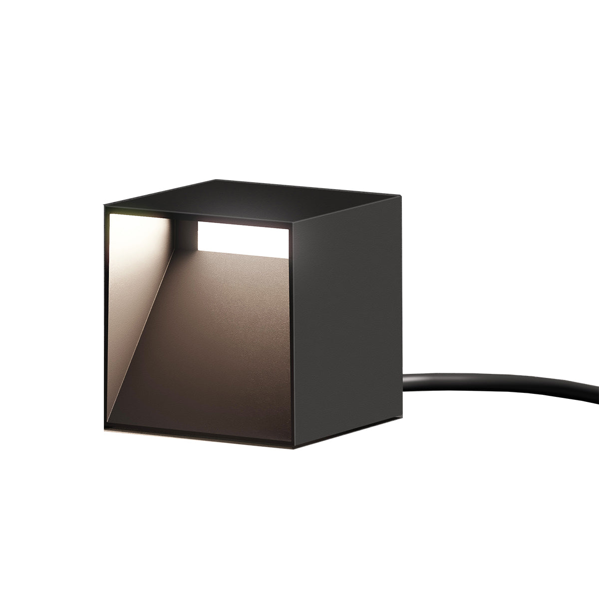 Red Deco Show H12cm borne solaire aluminium blanc chaud