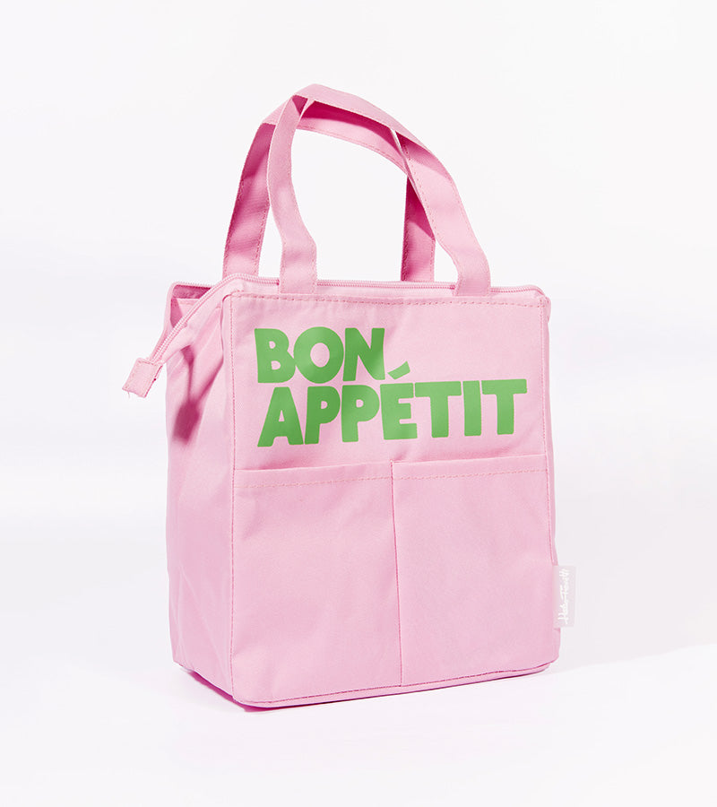 L'avant gardiste Sac Isotherme Bon appétit Rose lunch