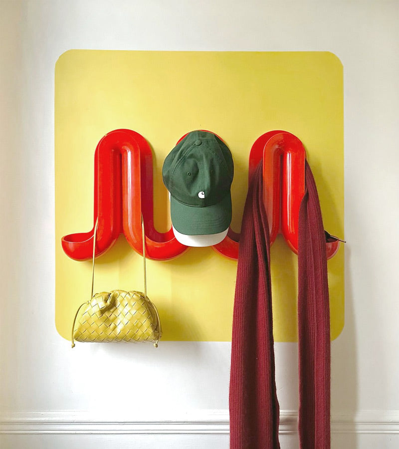 L'avant gardiste Design Swell porte-manteau multifonction orange