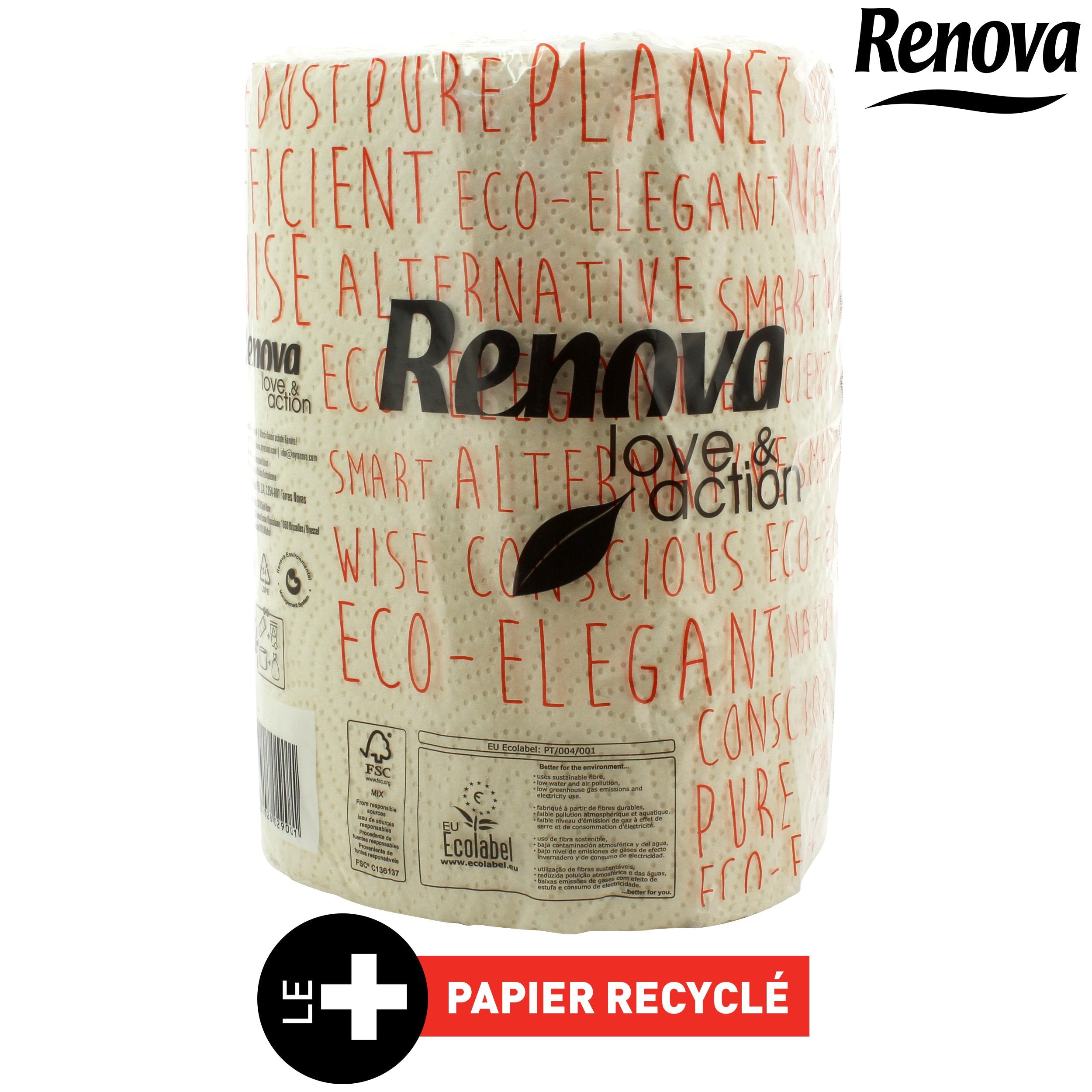 Renova essuie-tout compact 100 feuilles cuisine maison