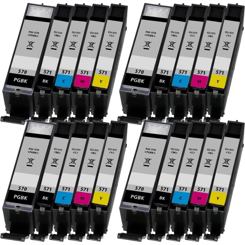 Shop-Story High-Tech 570/571XL cartouche encre compatible Canon lot 20