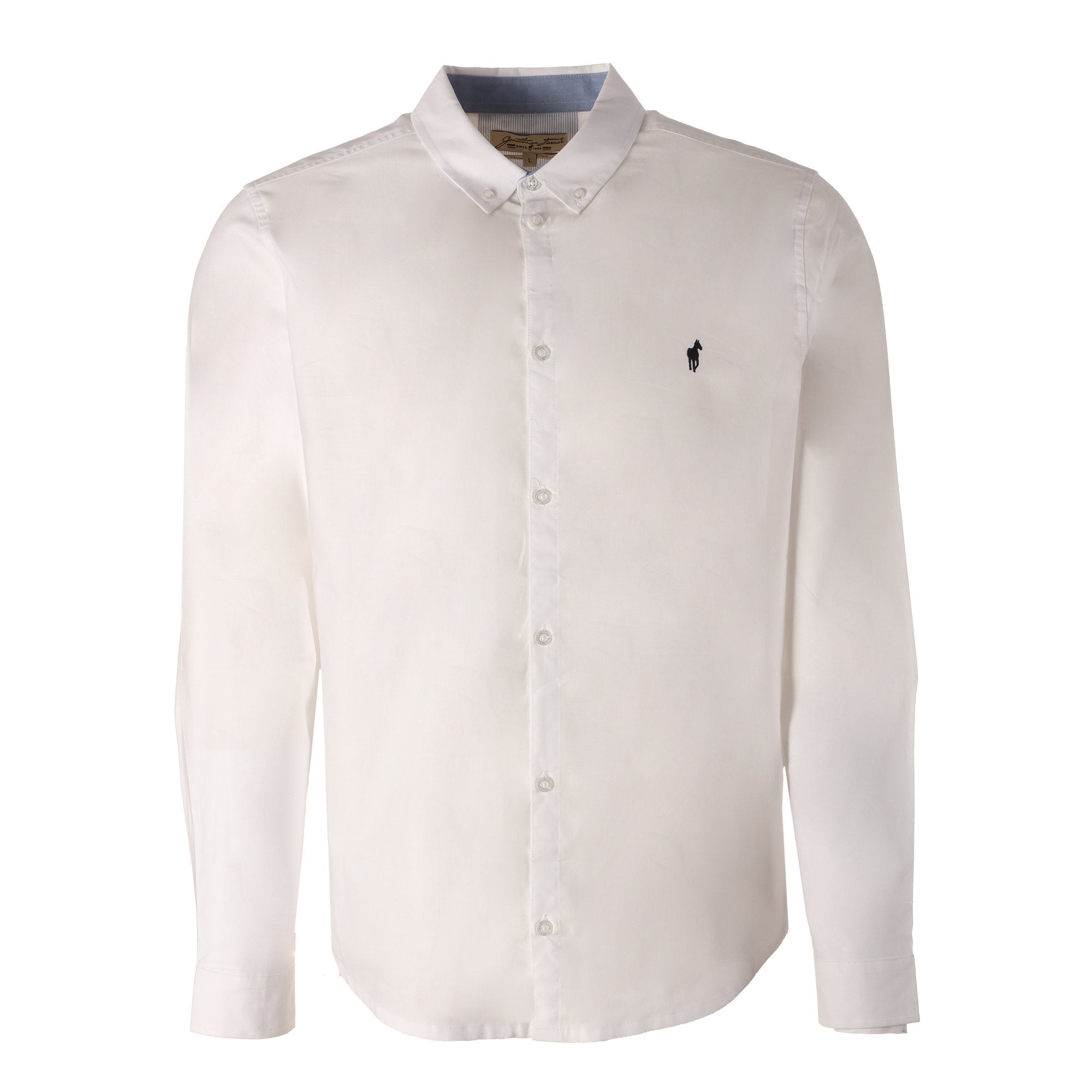 Chemise brodée homme coton tailles S à XXL