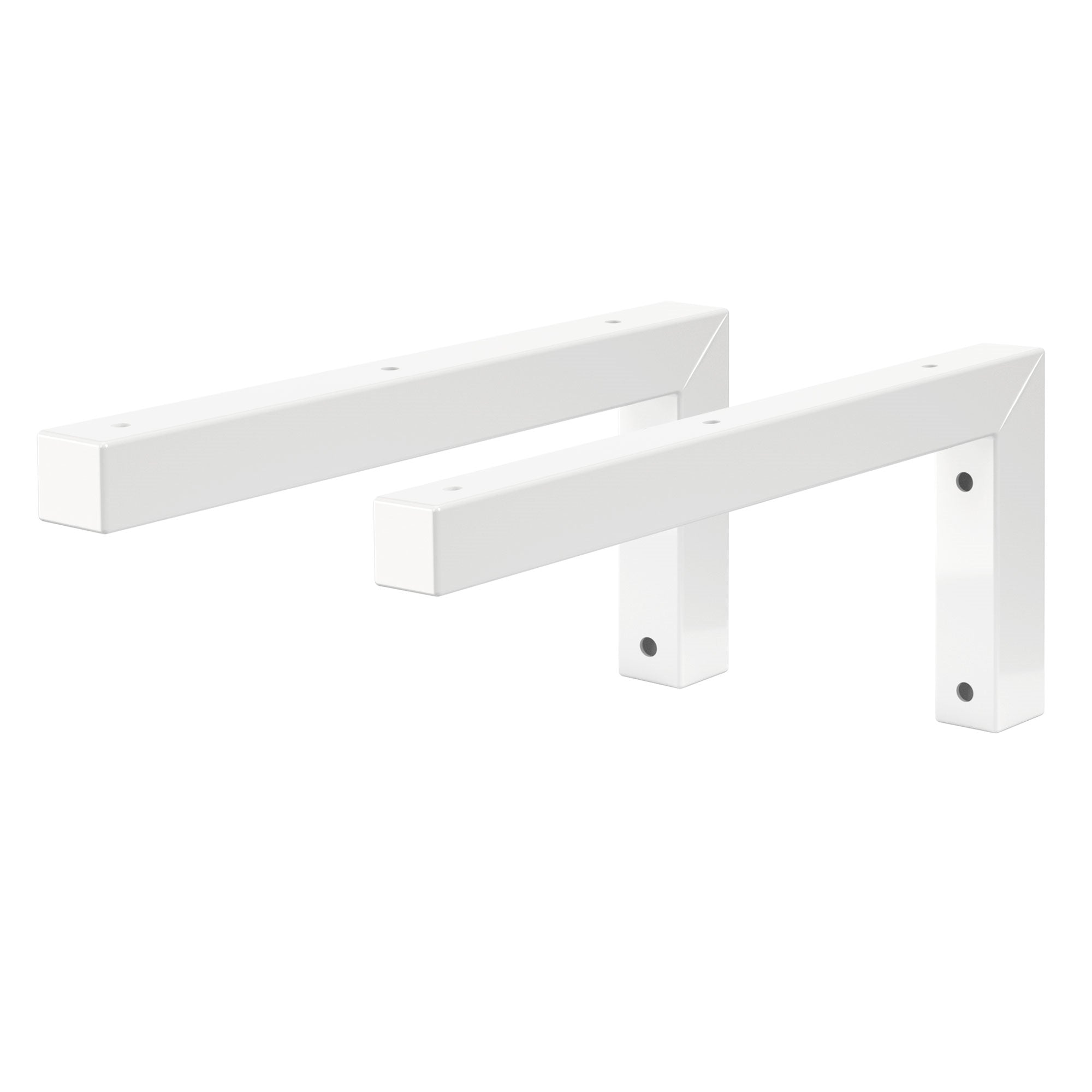 ML-Design console murale acier noir lot 2 300x150 mm vasque
