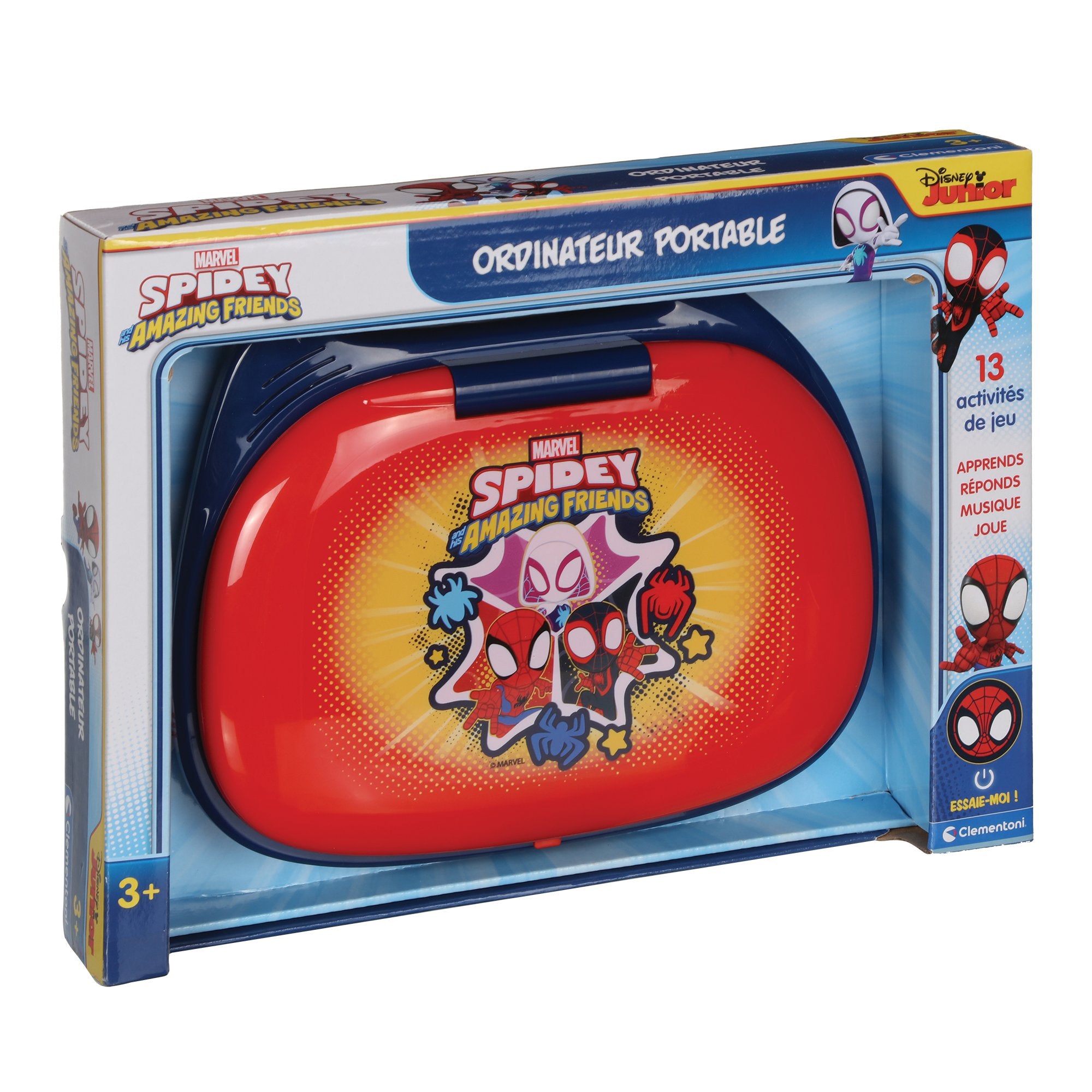 Spidey Ordinateur interactif enfant 2 à 4 ans 13 activités